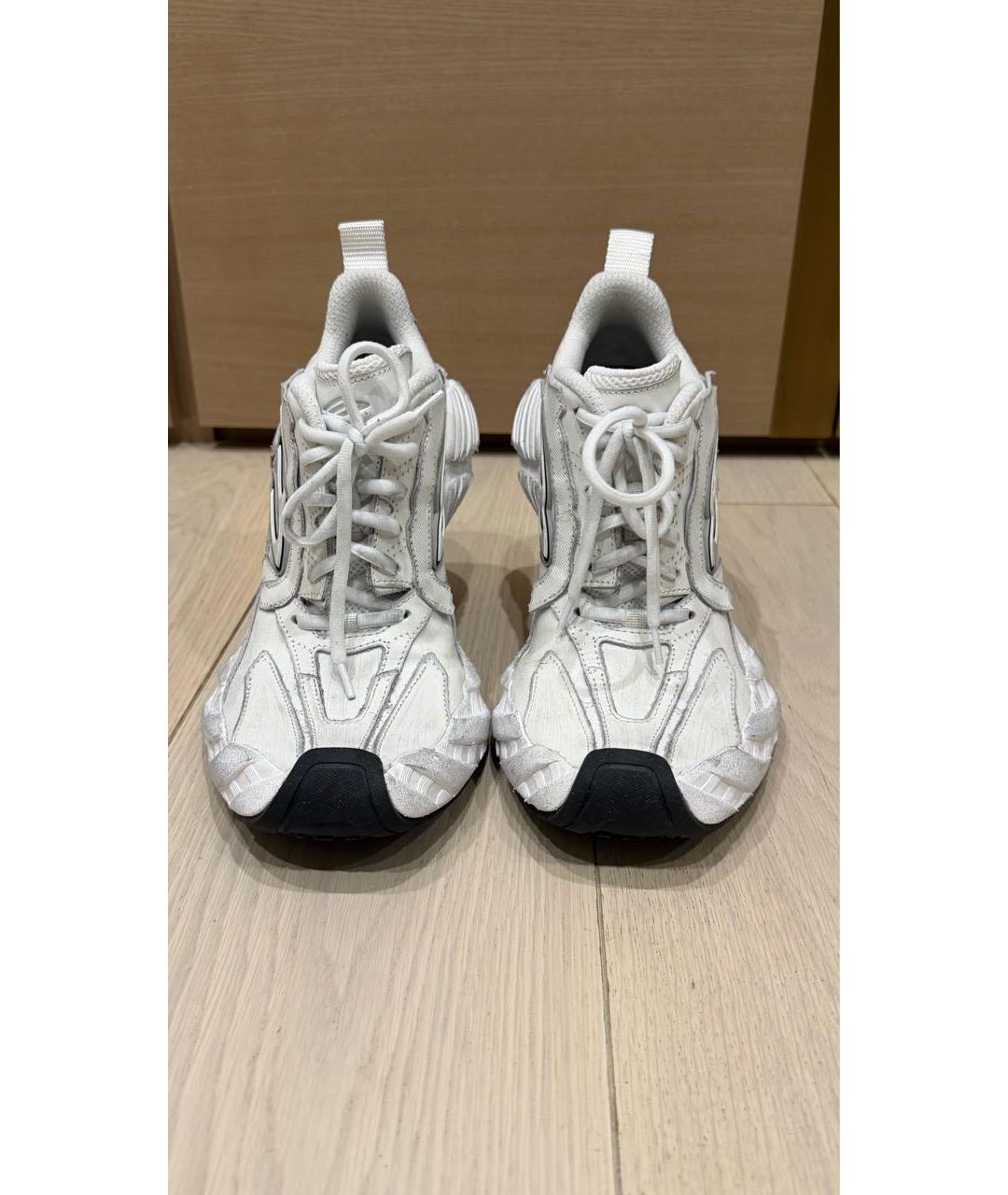 BALENCIAGA Белые текстильные кроссовки, фото 2