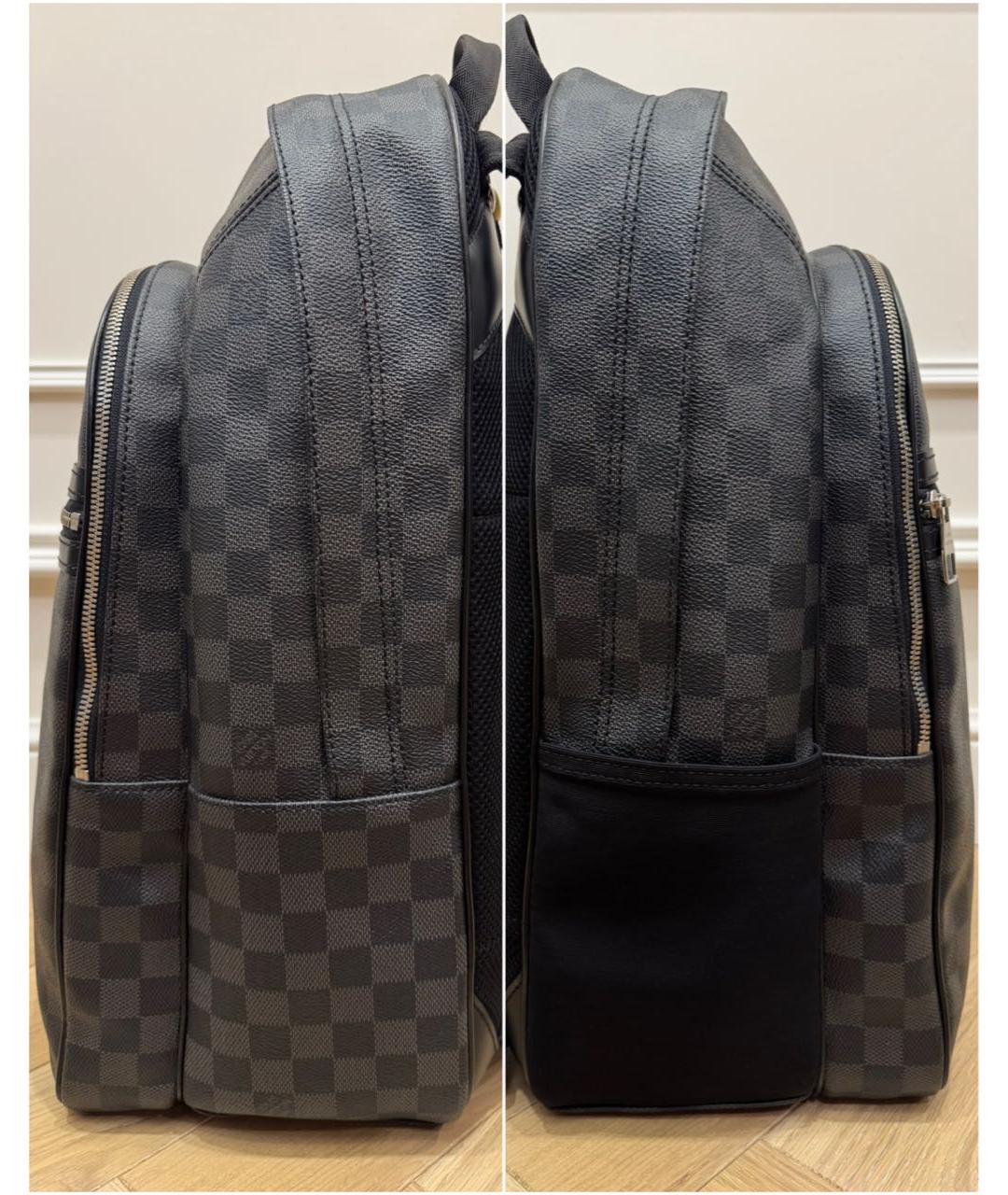 LOUIS VUITTON Черный рюкзак из канвы, фото 3