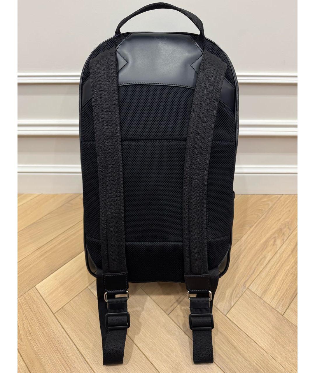 LOUIS VUITTON Черный рюкзак из канвы, фото 2