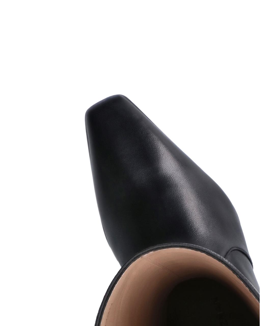 STUART WEITZMAN Черные кожаные сапоги, фото 5