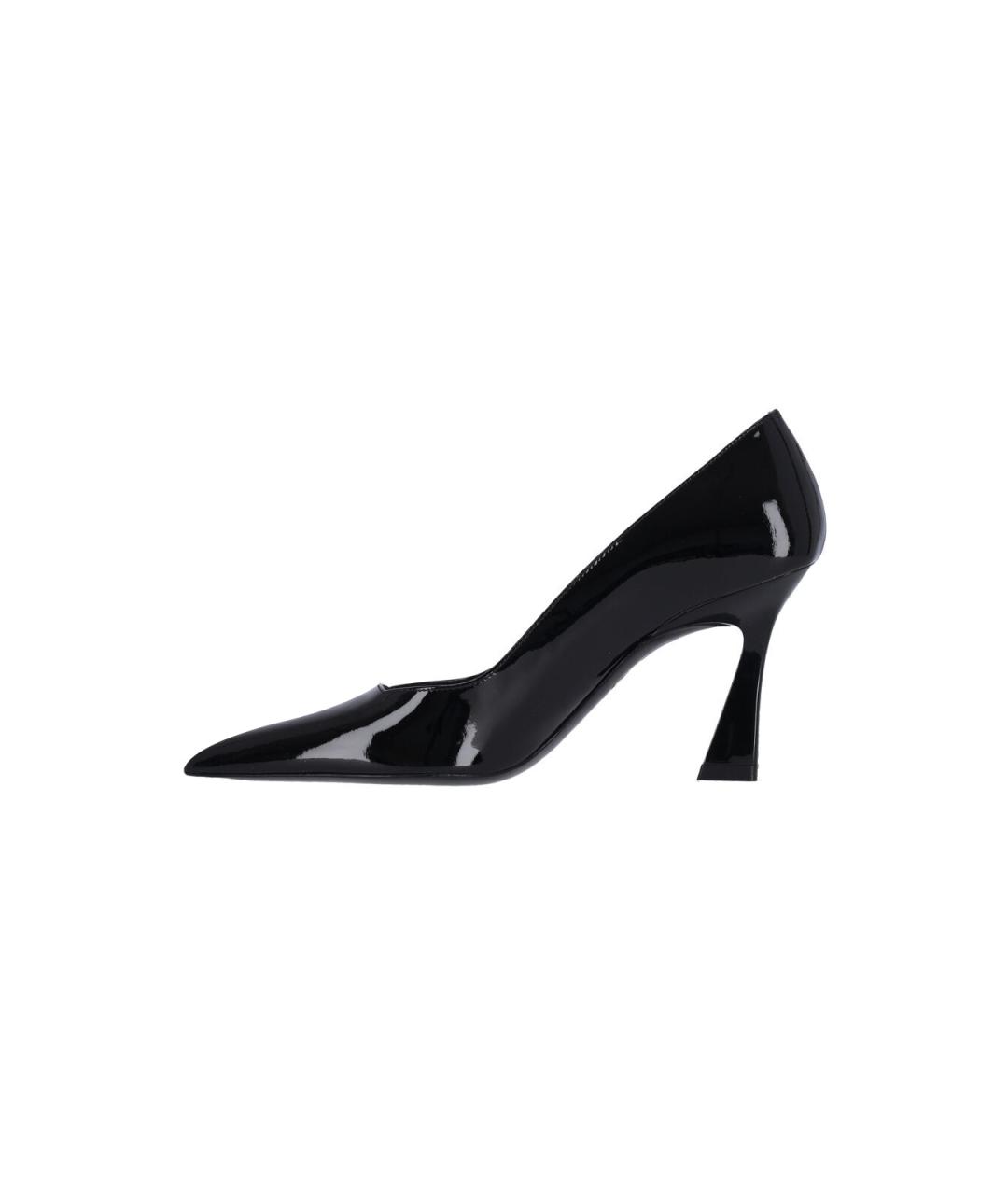 STUART WEITZMAN Черные кожаные туфли, фото 3