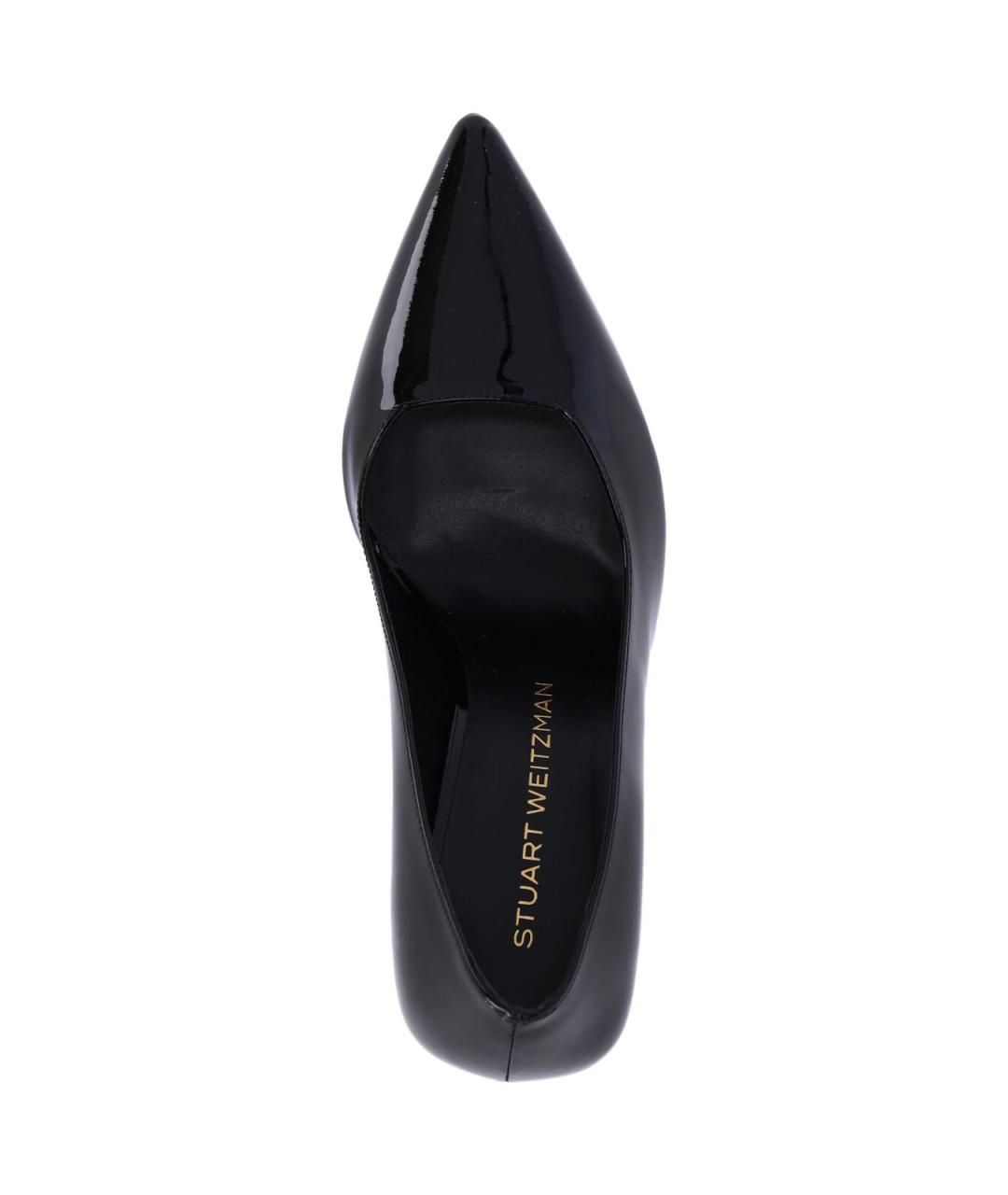 STUART WEITZMAN Черные кожаные туфли, фото 5