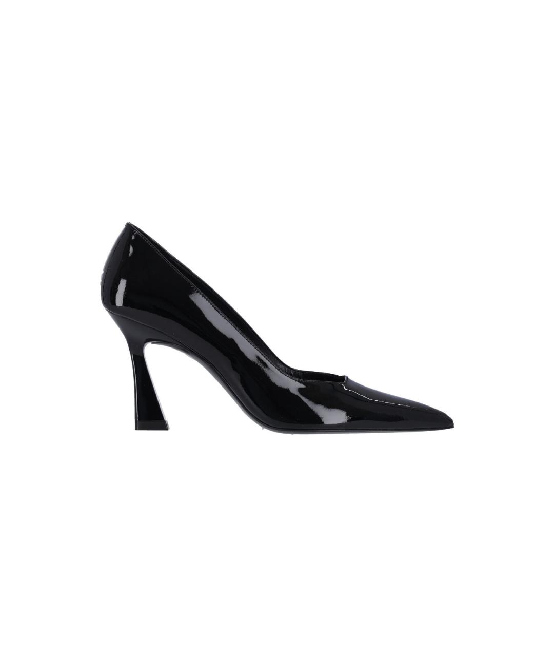 STUART WEITZMAN Черные кожаные туфли, фото 1