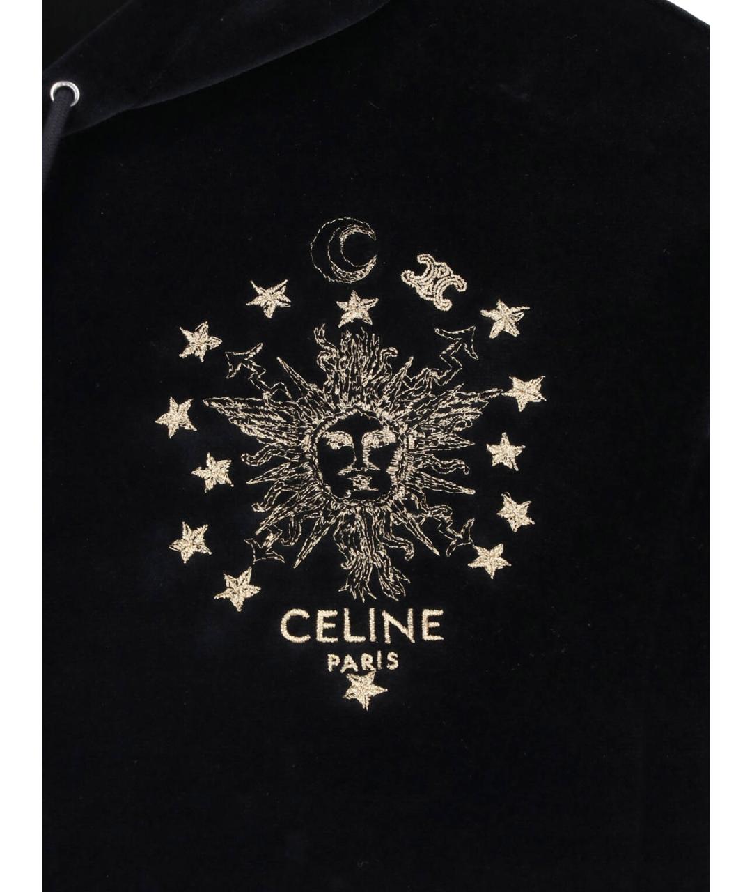 CELINE Черная хлопковая куртка, фото 3
