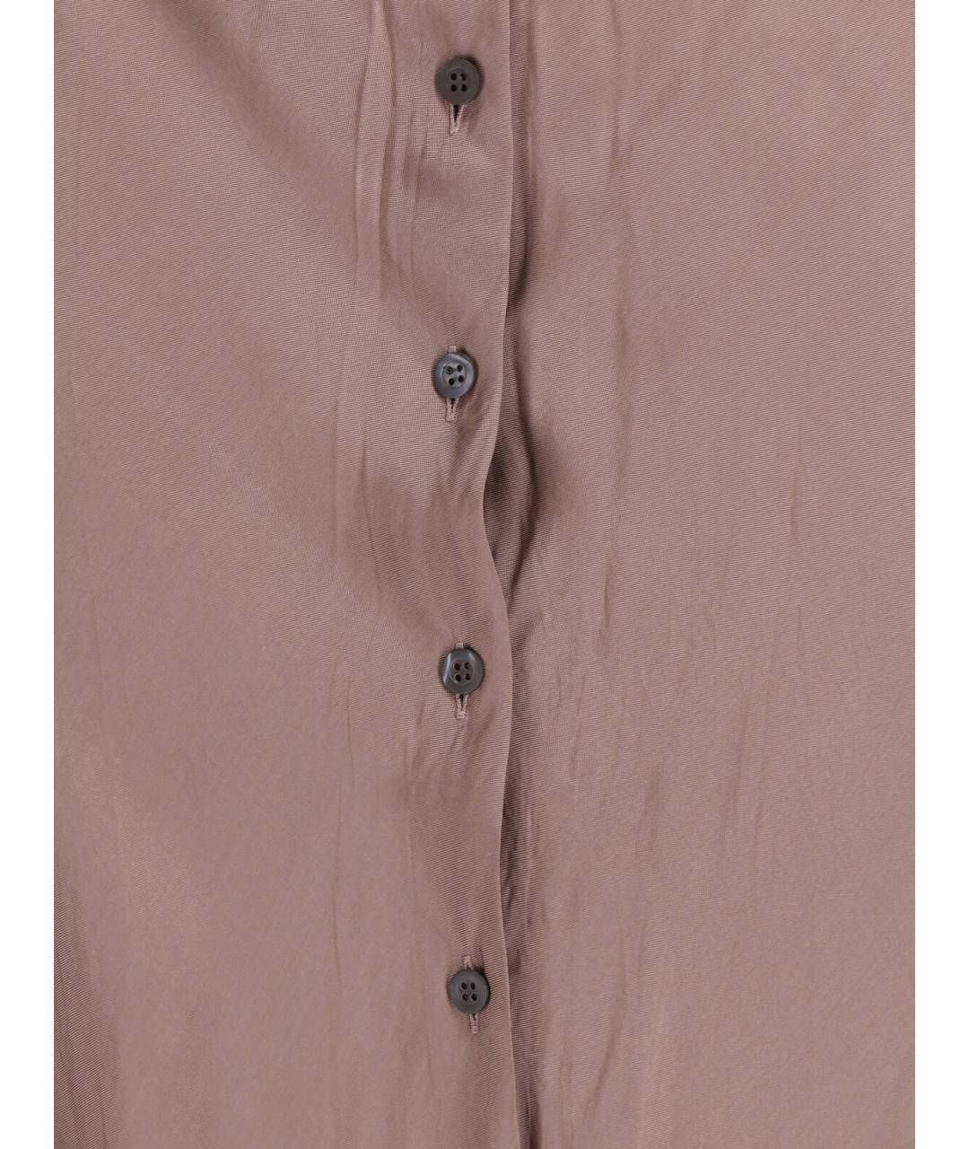 DRIES VAN NOTEN Розовая вискозная юбка миди, фото 4