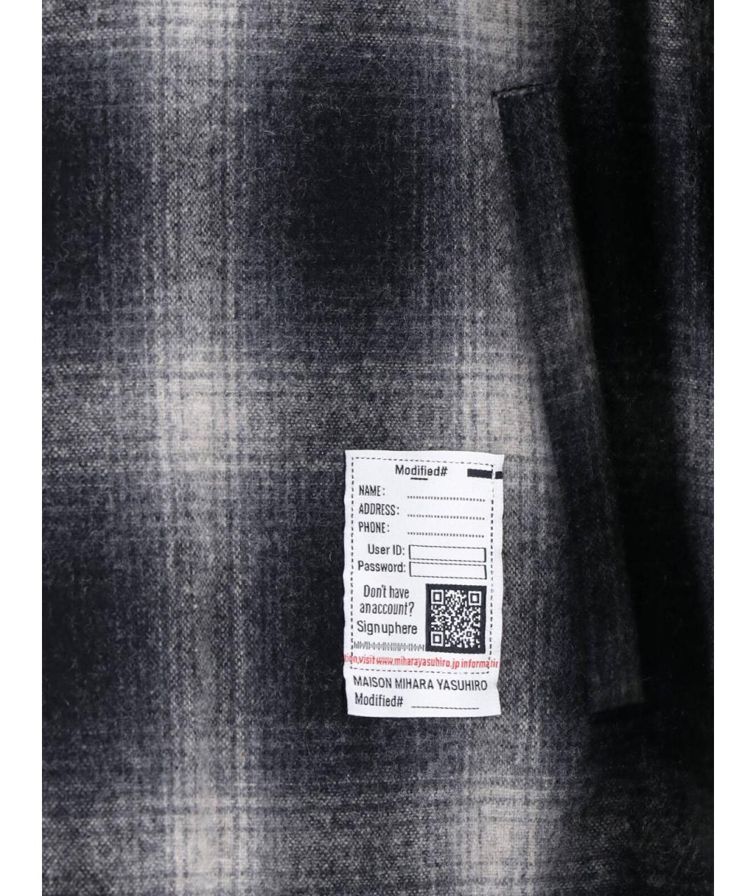 MAISON MIHARA YASUHIRO Мульти кэжуал рубашка, фото 4