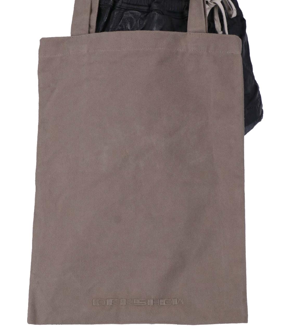 RICK OWENS DRKSHDW Черные шорты, фото 4