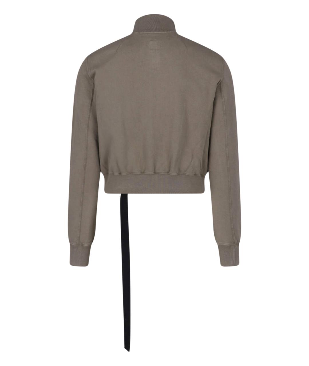 RICK OWENS DRKSHDW Серая хлопковая куртка, фото 2