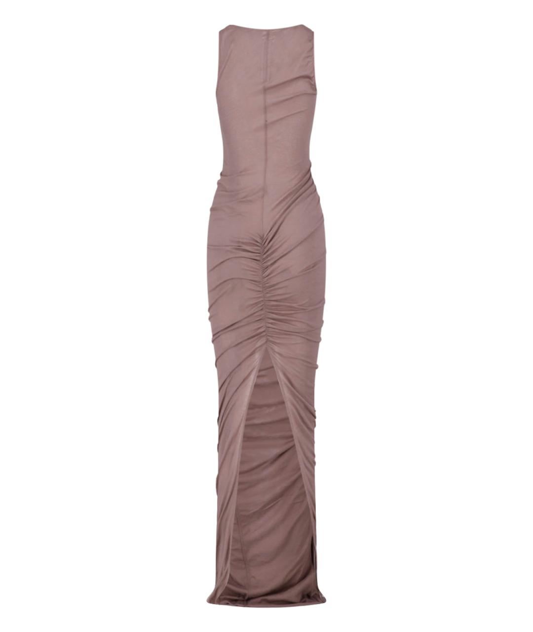 RICK OWENS DRKSHDW Розовое хлопковое вечернее платье, фото 2