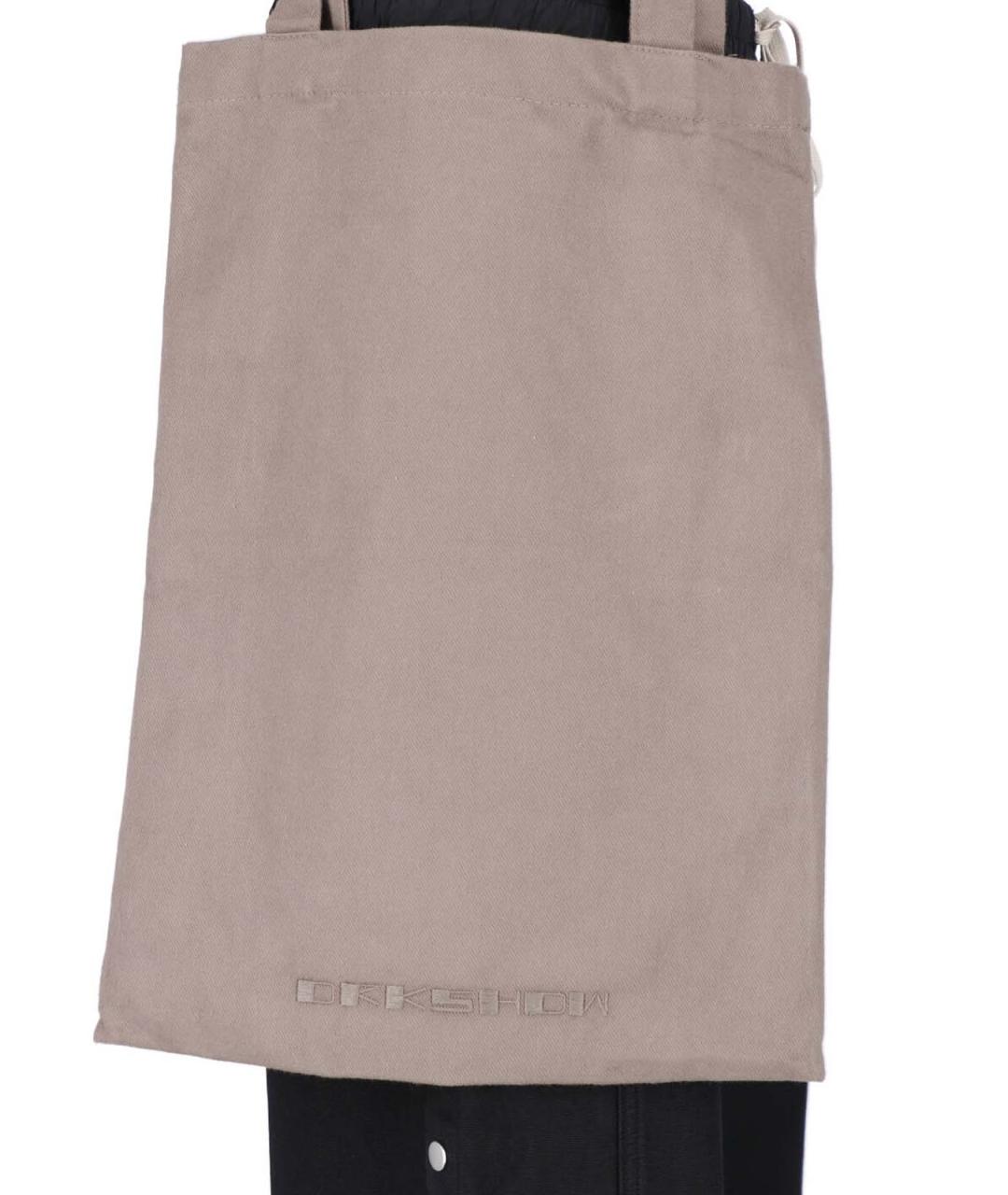 RICK OWENS DRKSHDW Черные хлопковые повседневные брюки, фото 5