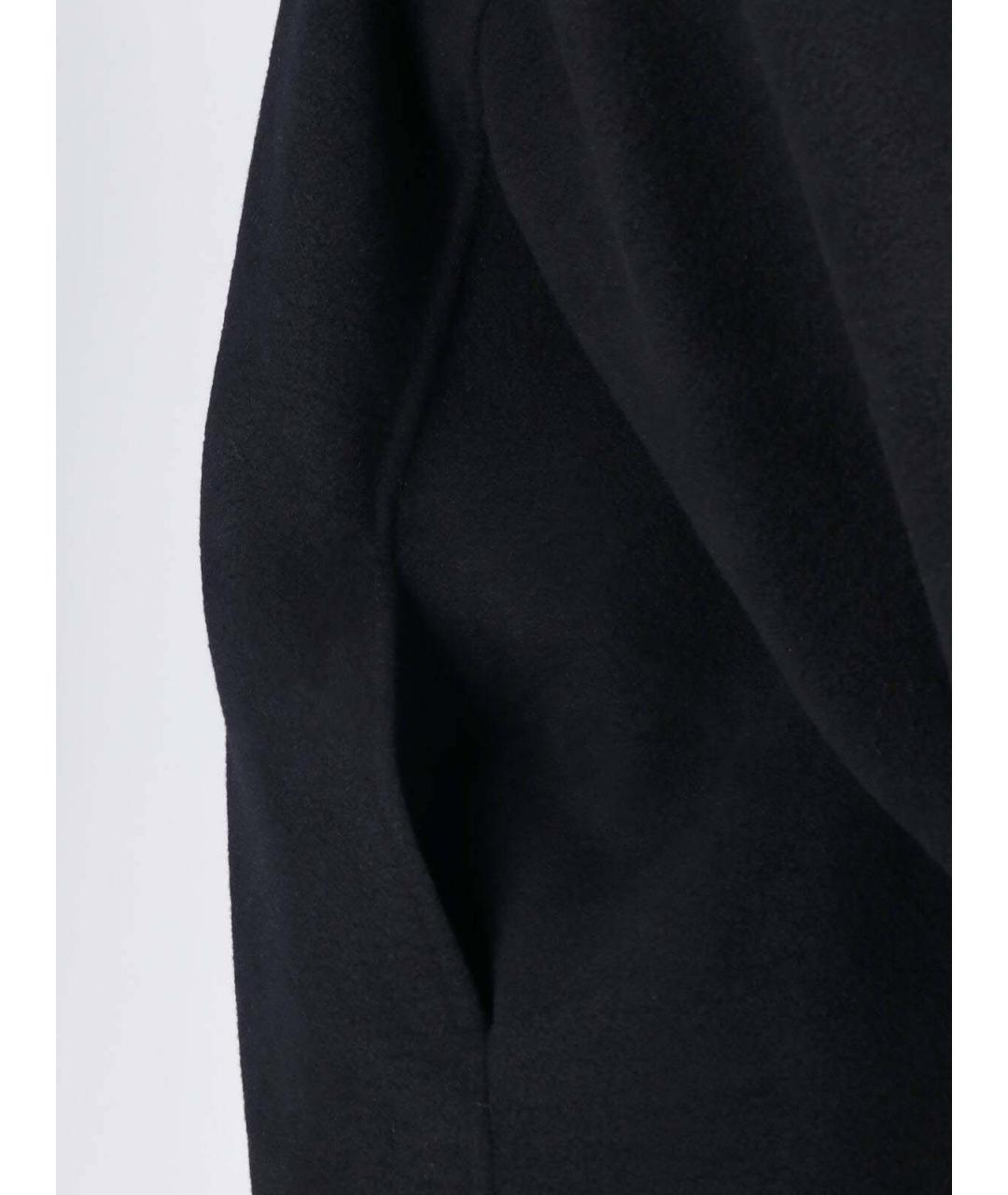 RICK OWENS Черное кашемировое пальто, фото 5