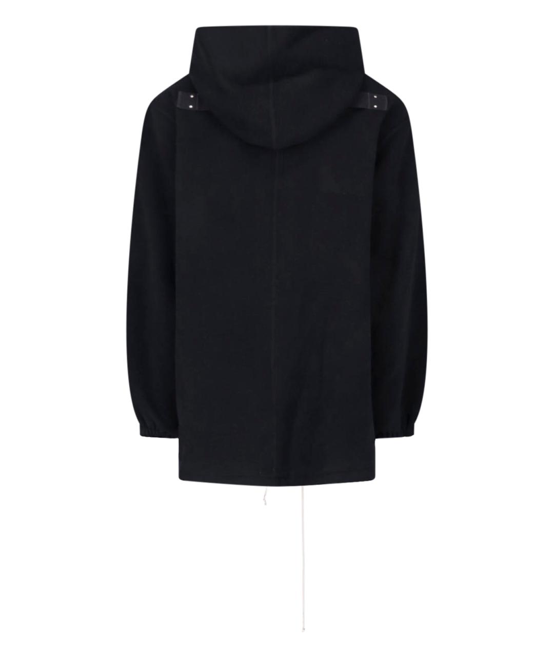 RICK OWENS Черное кашемировое пальто, фото 2