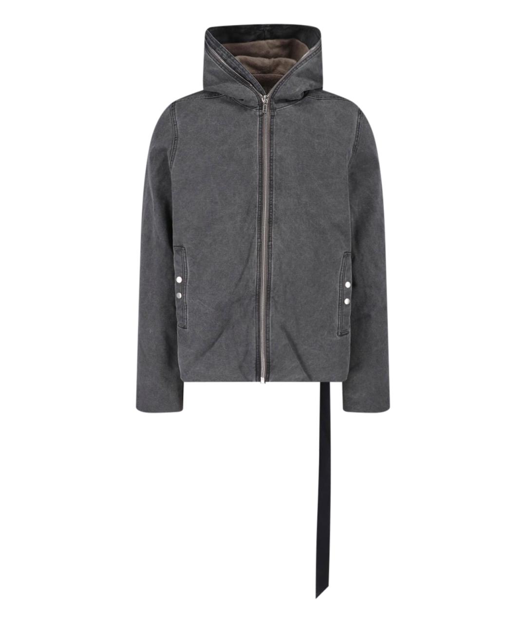 RICK OWENS DRKSHDW Серая хлопковая куртка, фото 1