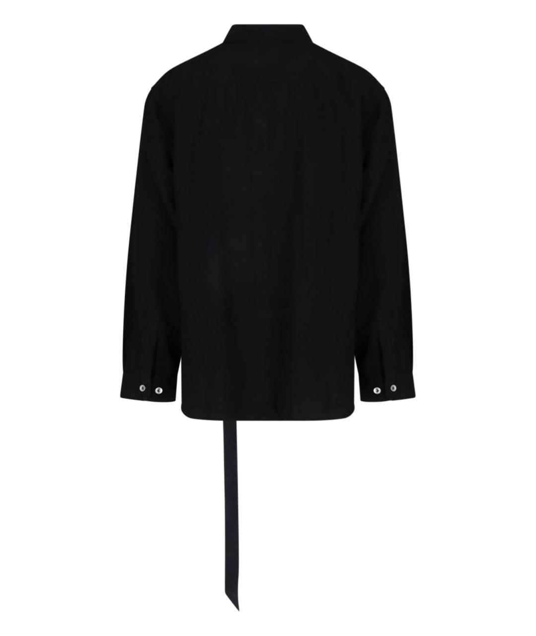 RICK OWENS DRKSHDW Черная хлопковая кэжуал рубашка, фото 2