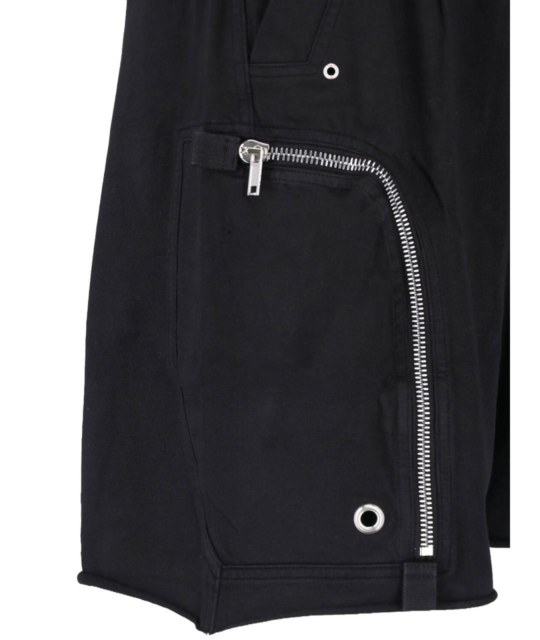 RICK OWENS DRKSHDW Черные хлопковые шорты, фото 4