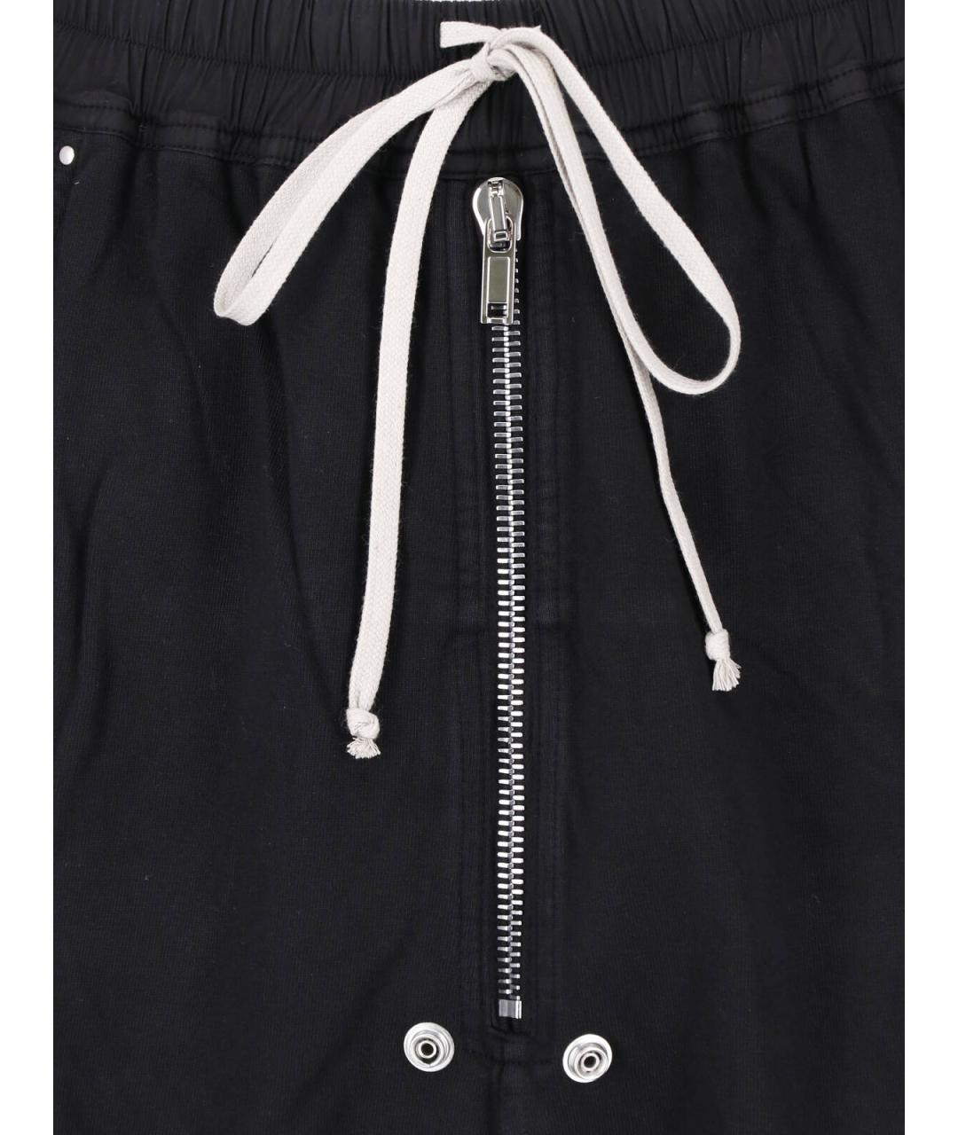 RICK OWENS DRKSHDW Черные хлопковые шорты, фото 5