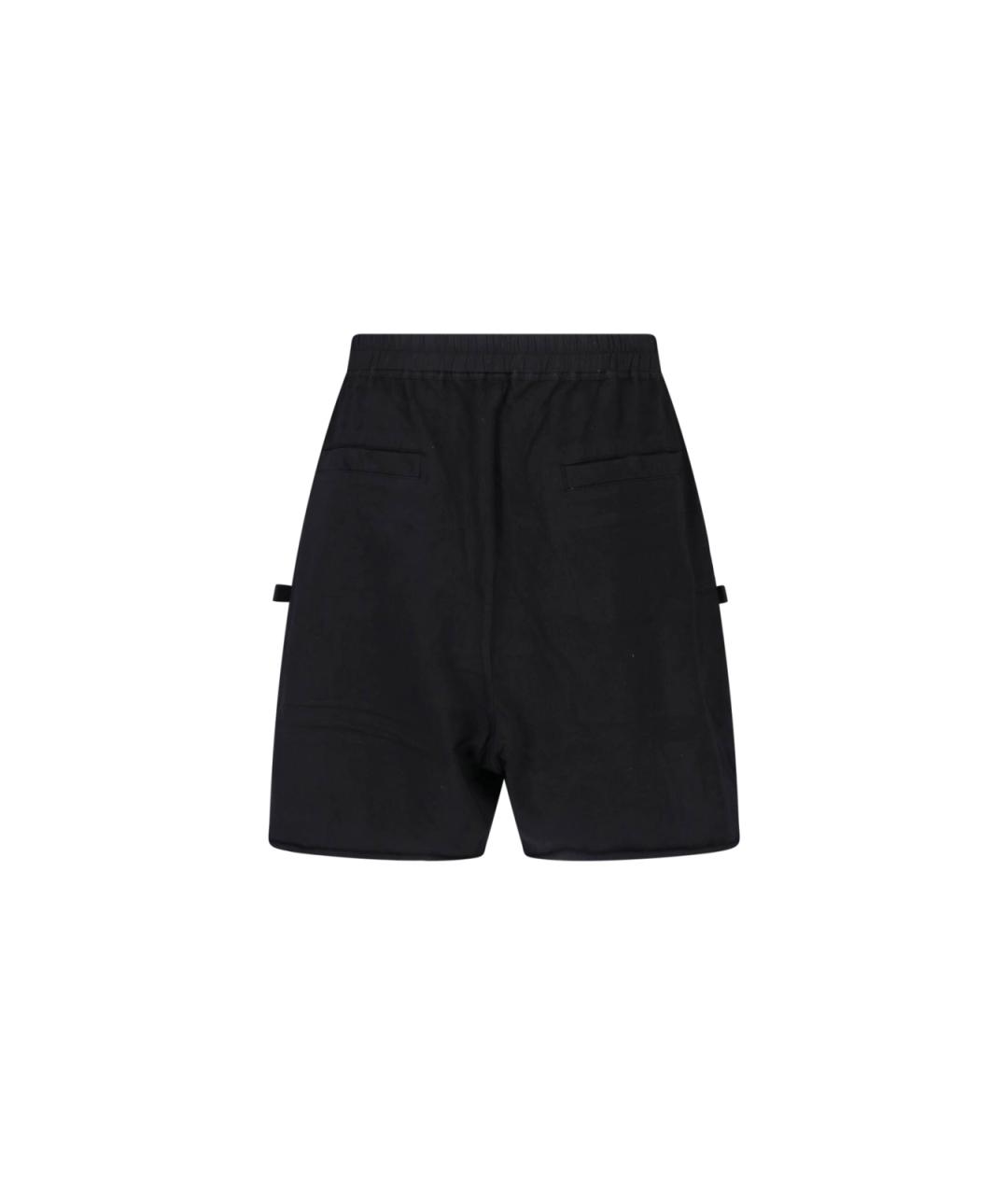 RICK OWENS DRKSHDW Черные хлопковые шорты, фото 2