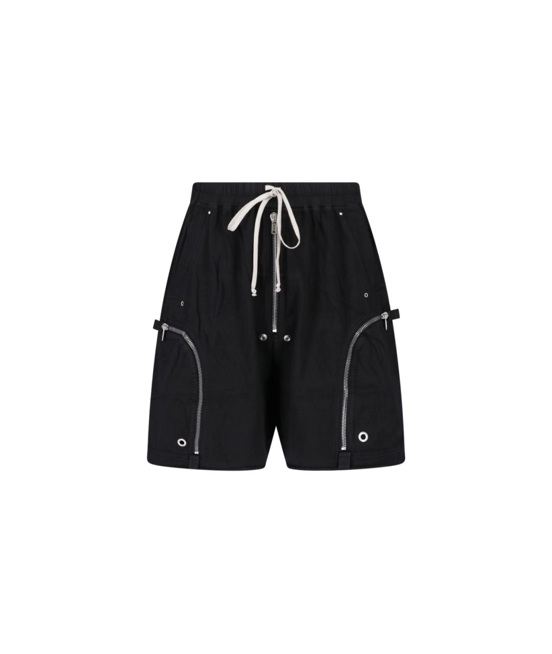 RICK OWENS DRKSHDW Черные хлопковые шорты, фото 1