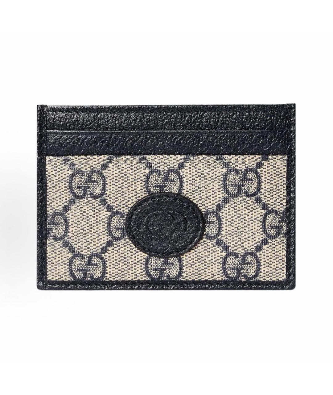 GUCCI Бежевый кожаный кардхолдер, фото 5