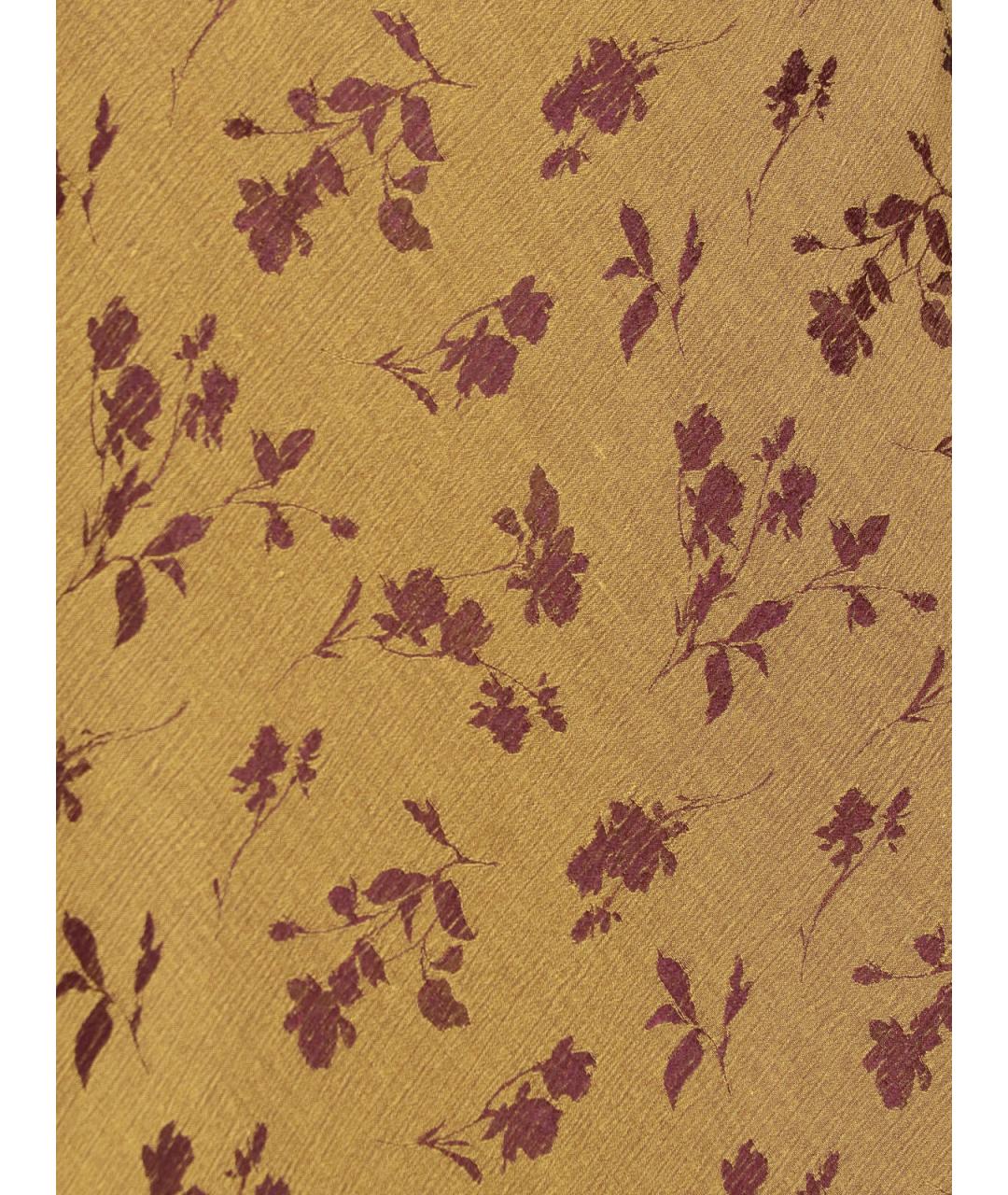 DRIES VAN NOTEN Желтая вискозная юбка миди, фото 4