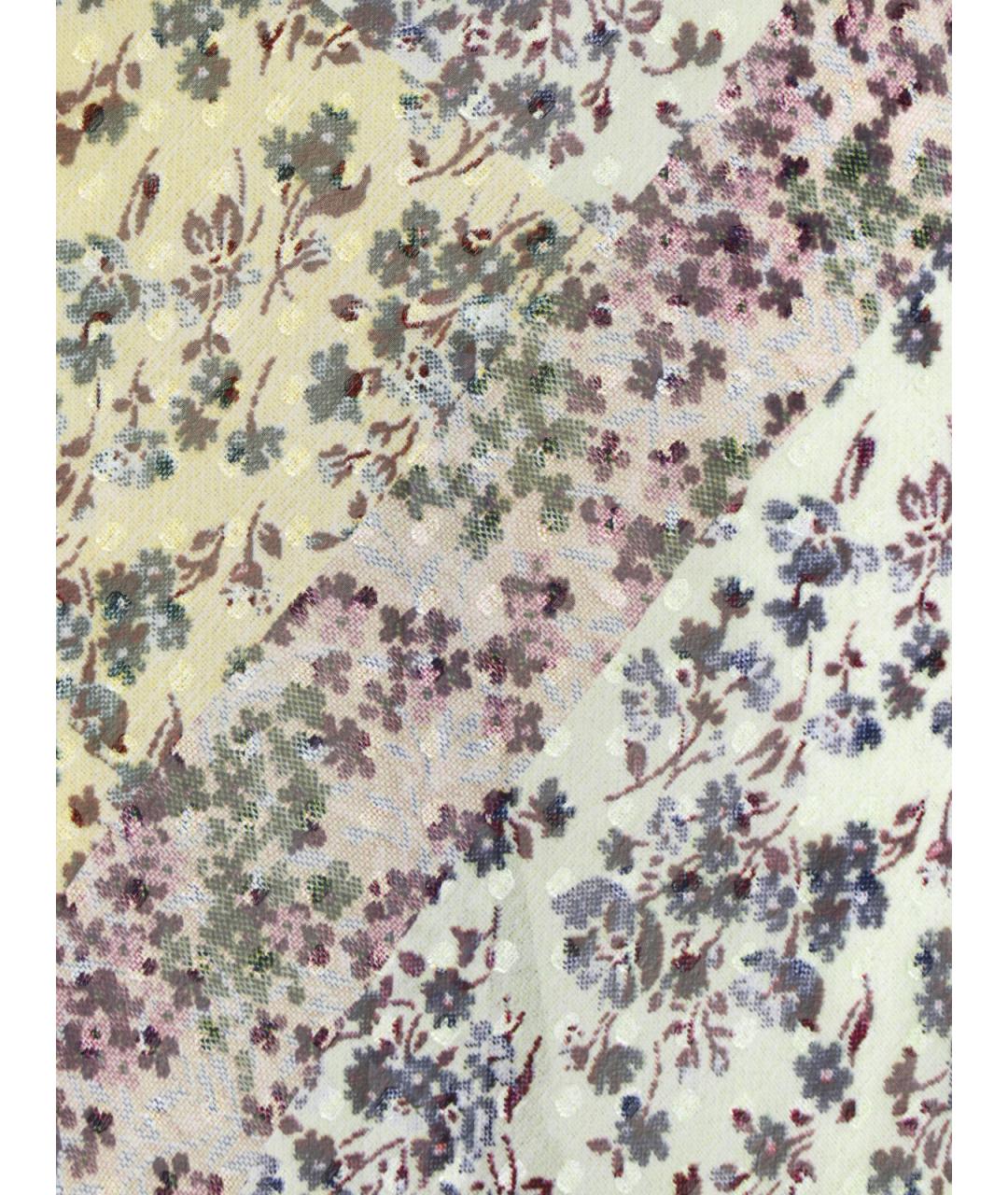 DRIES VAN NOTEN Мульти полиэстеровая юбка миди, фото 4