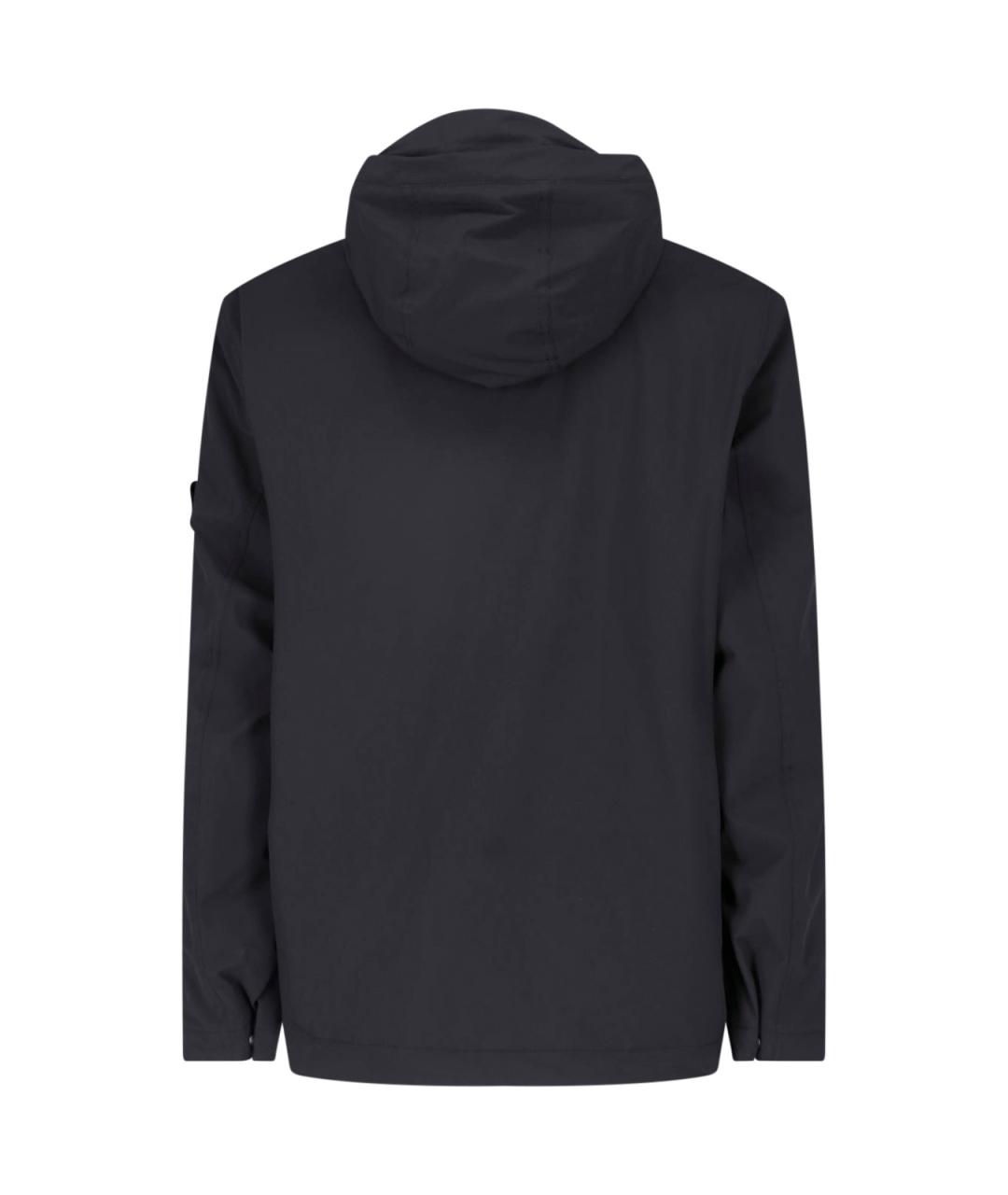 STONE ISLAND Черная полиэстеровая куртка, фото 2