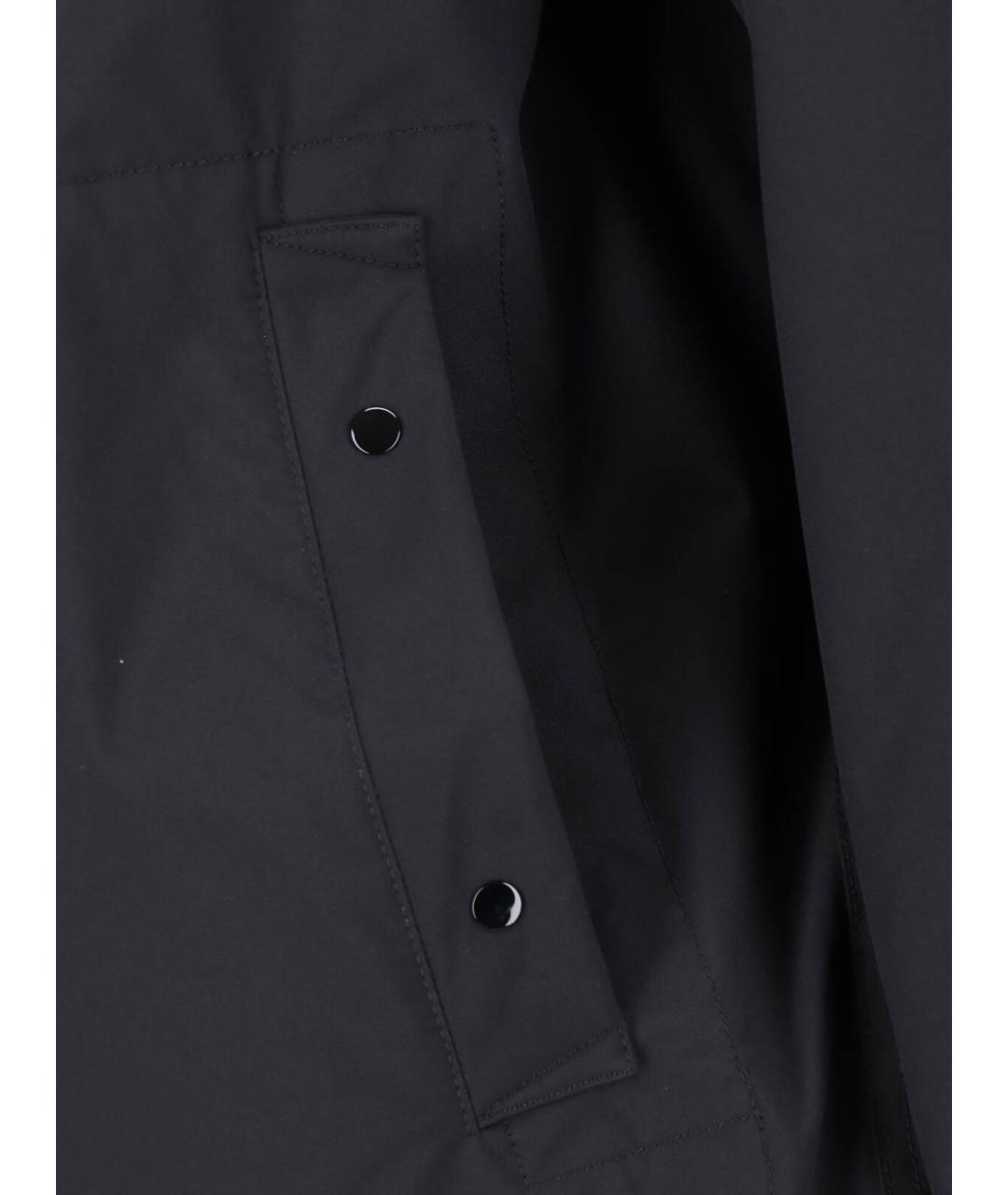 STONE ISLAND Черная полиэстеровая куртка, фото 4