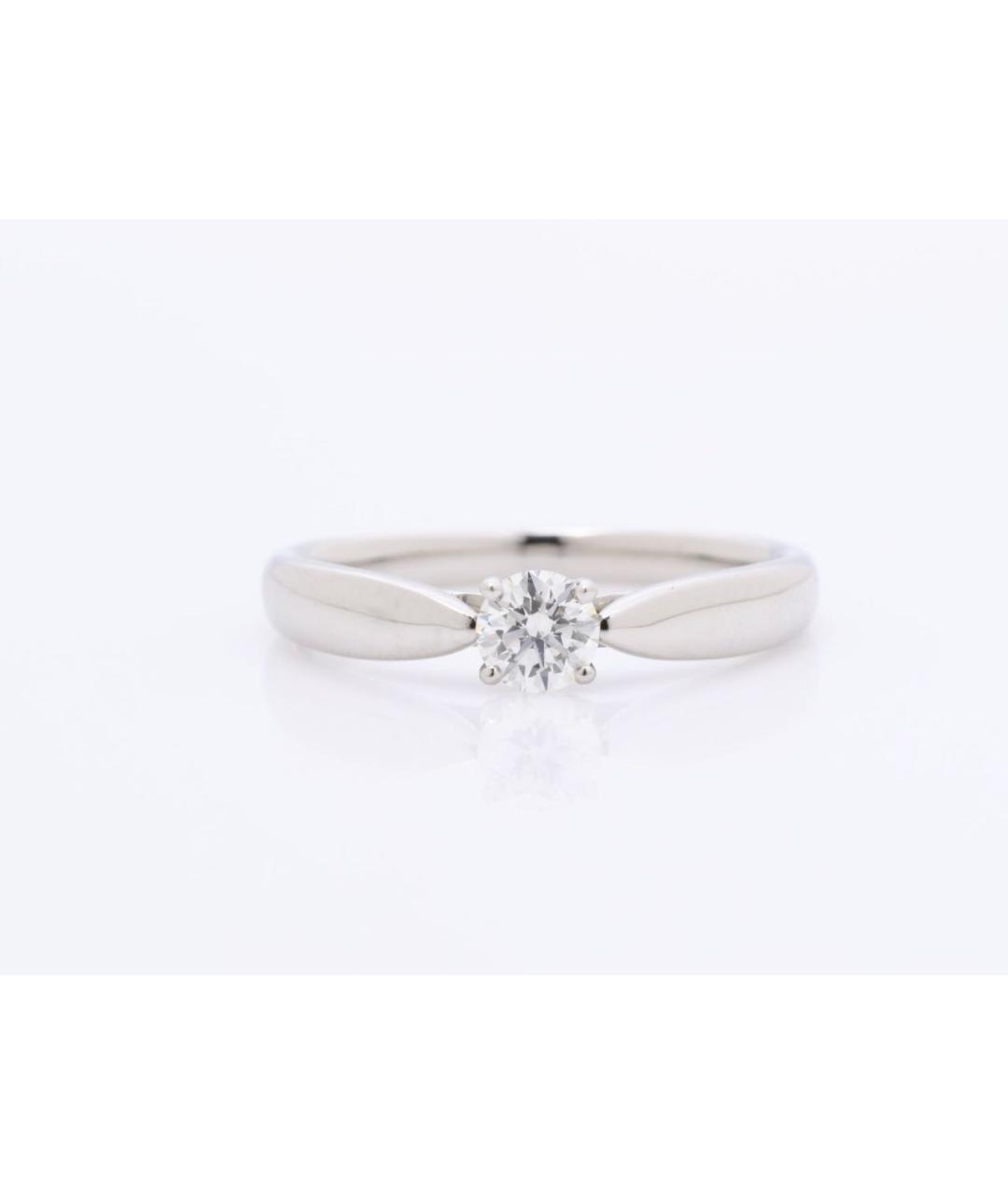 TIFFANY&CO Белое платиновое кольцо, фото 7