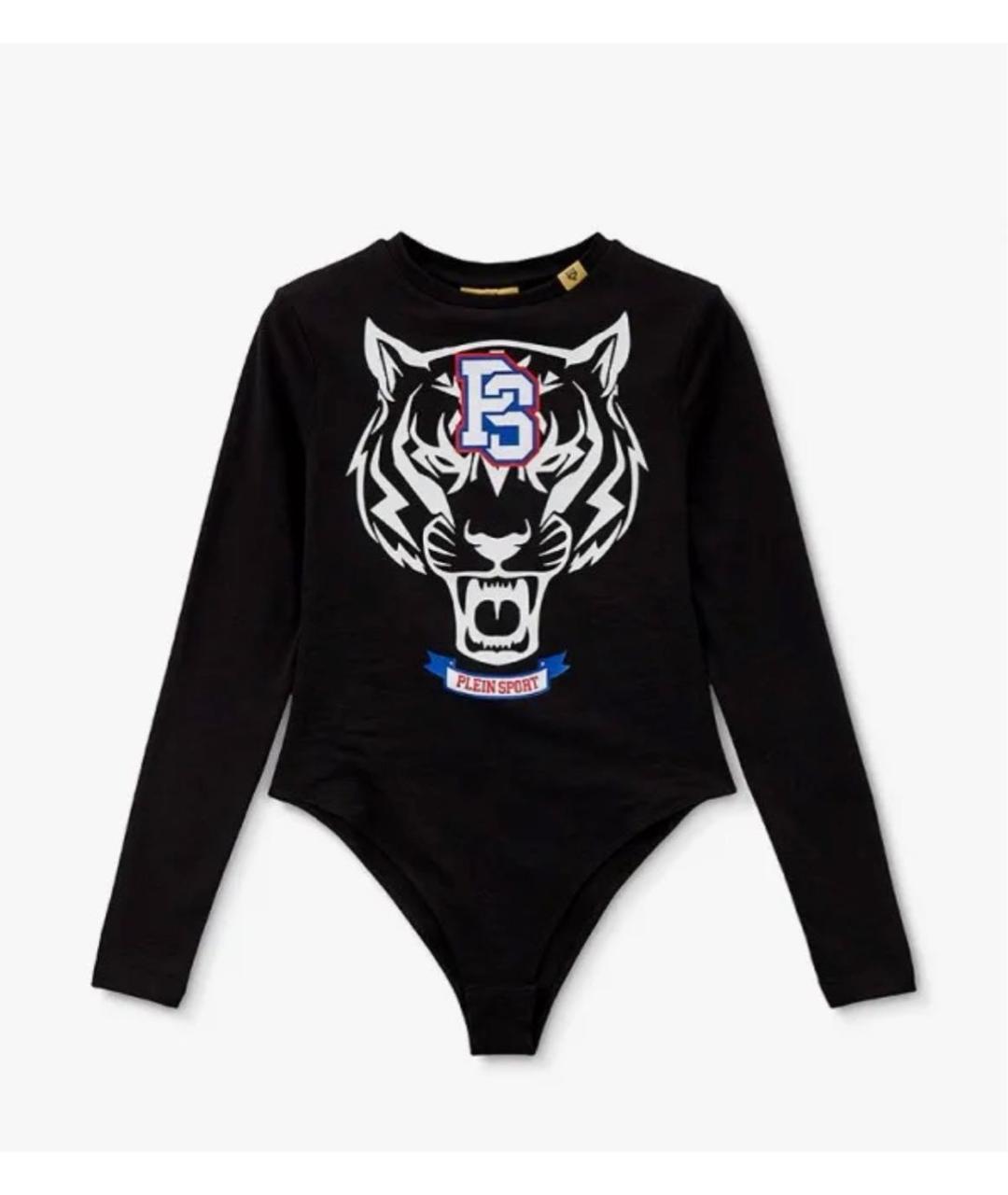 PHILIPP PLEIN Черный хлопко-эластановый джемпер / свитер, фото 5