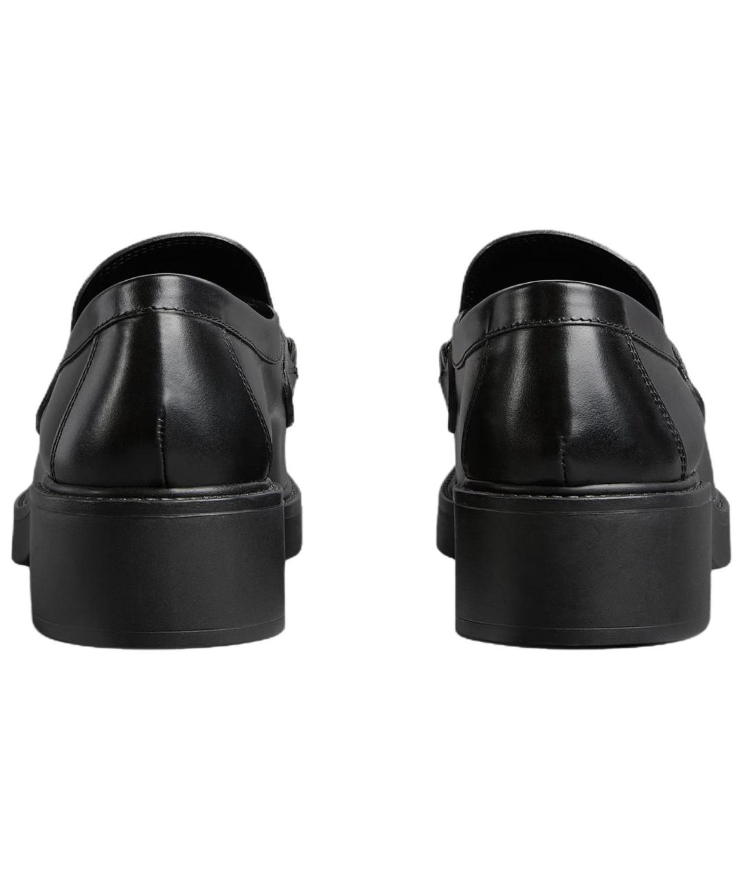 GUCCI Черные кожаные лоферы, фото 4