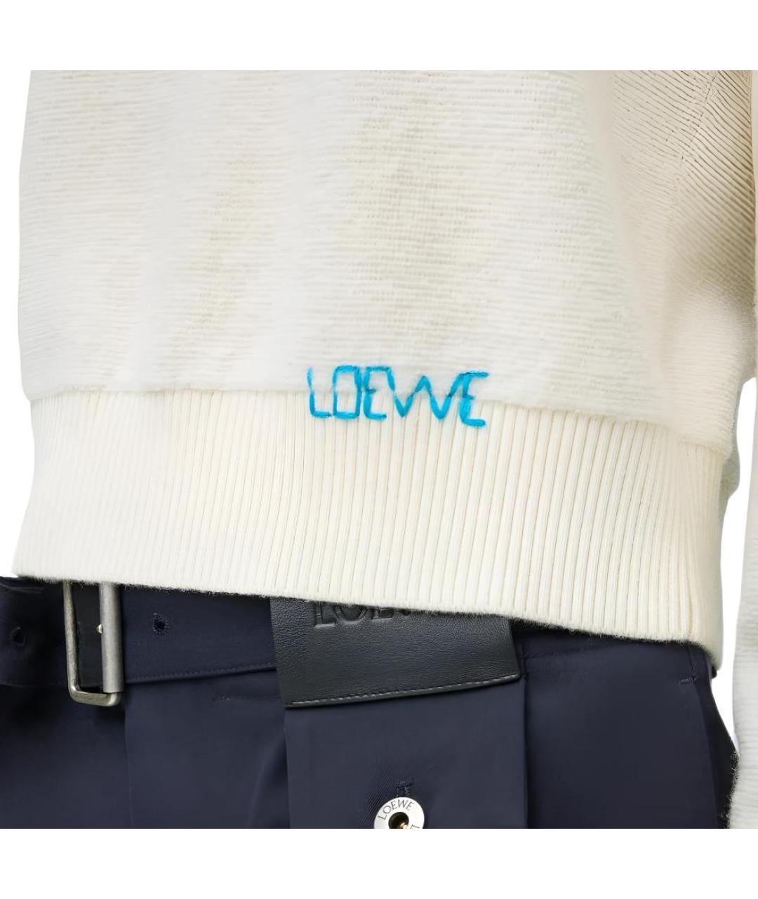 LOEWE Бежевый джемпер / свитер, фото 5