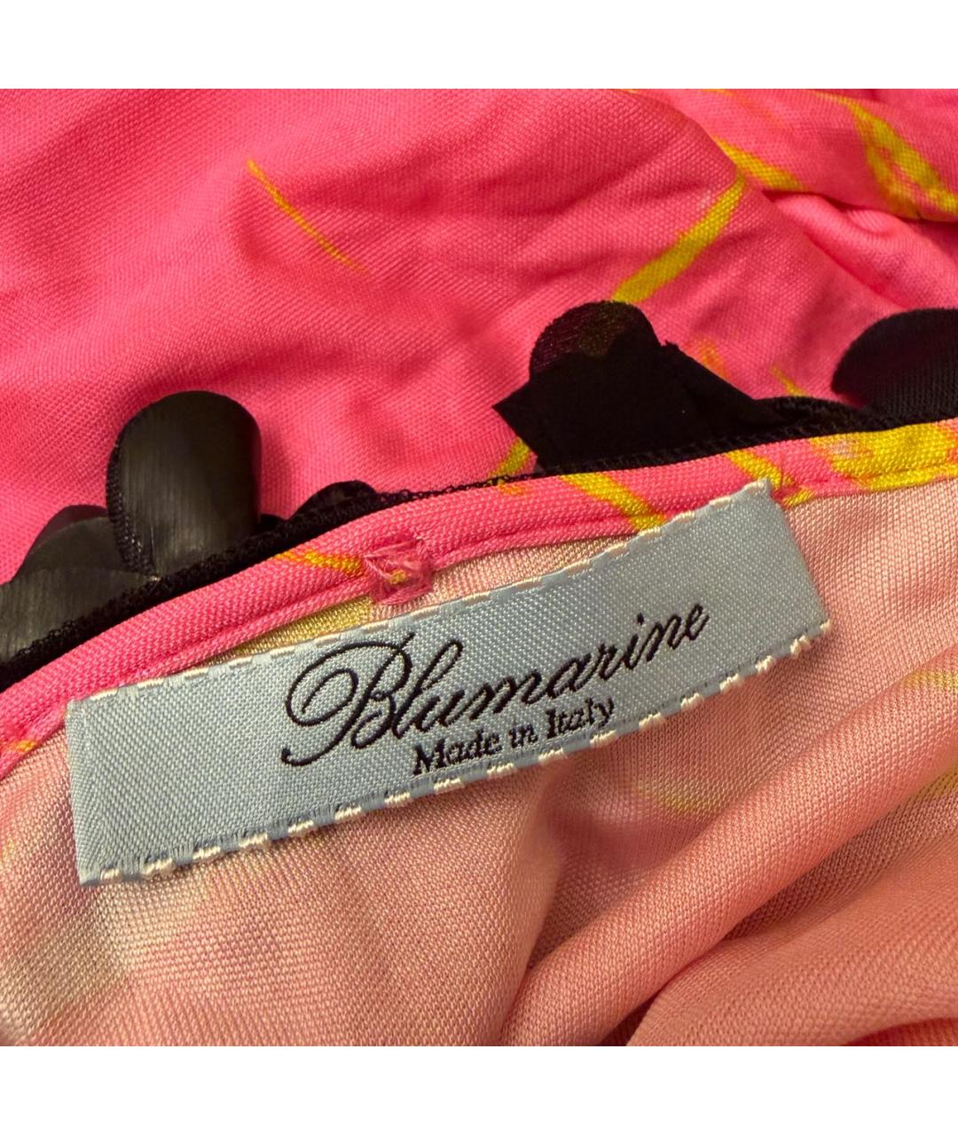 BLUMARINE Мульти вискозное вечернее платье, фото 5