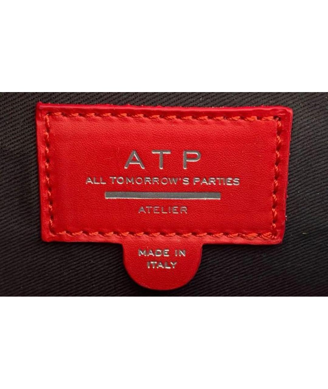 ATP ATELIER Красная кожаная сумка через плечо, фото 7