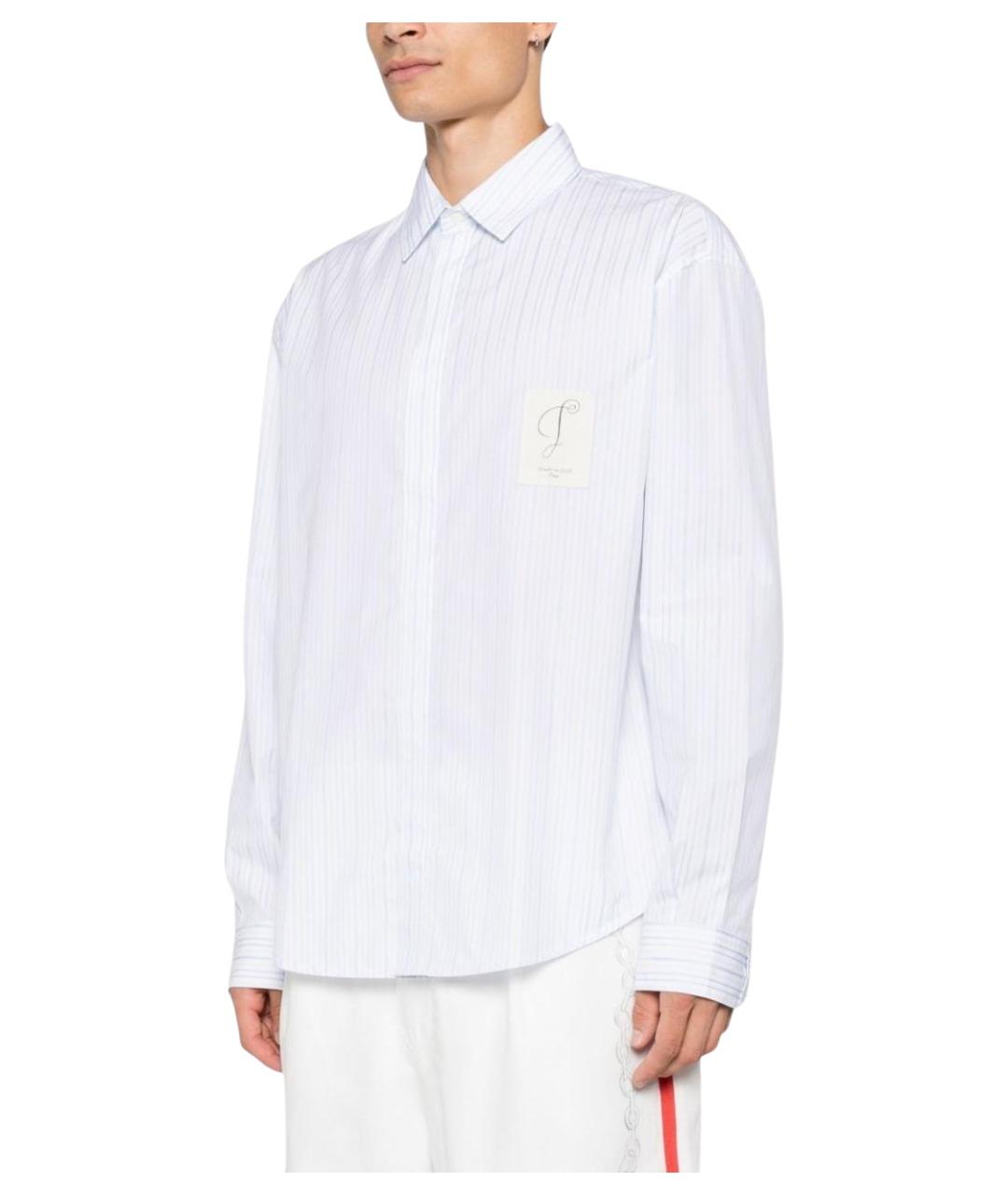 JACQUEMUS Белая хлопковая классическая рубашка, фото 1
