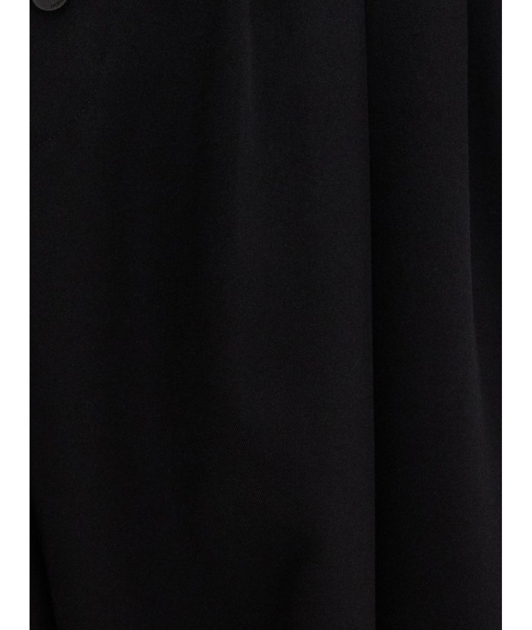 JACQUEMUS Черные шерстяные повседневные брюки, фото 4
