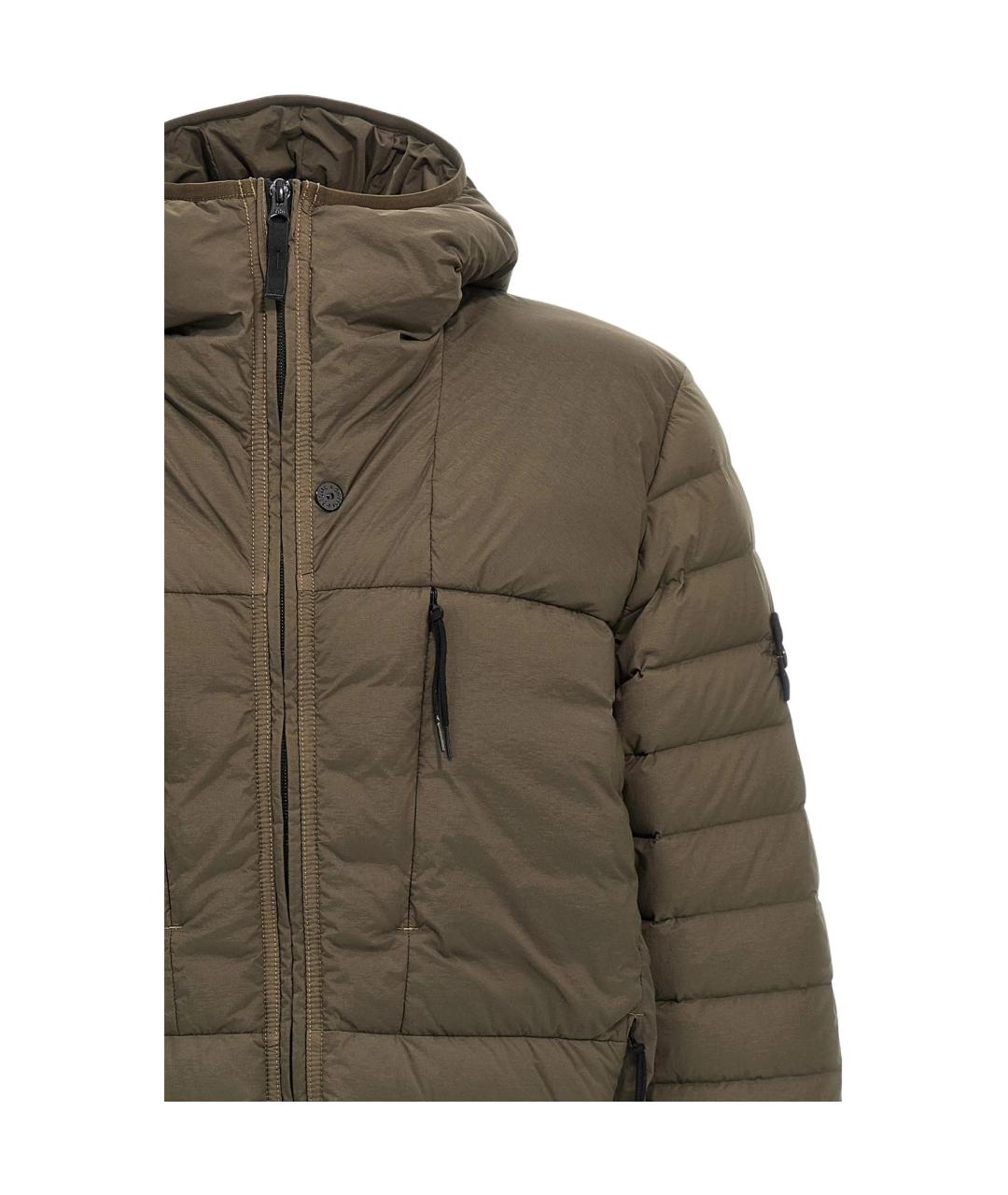 STONE ISLAND Зеленая куртка, фото 4