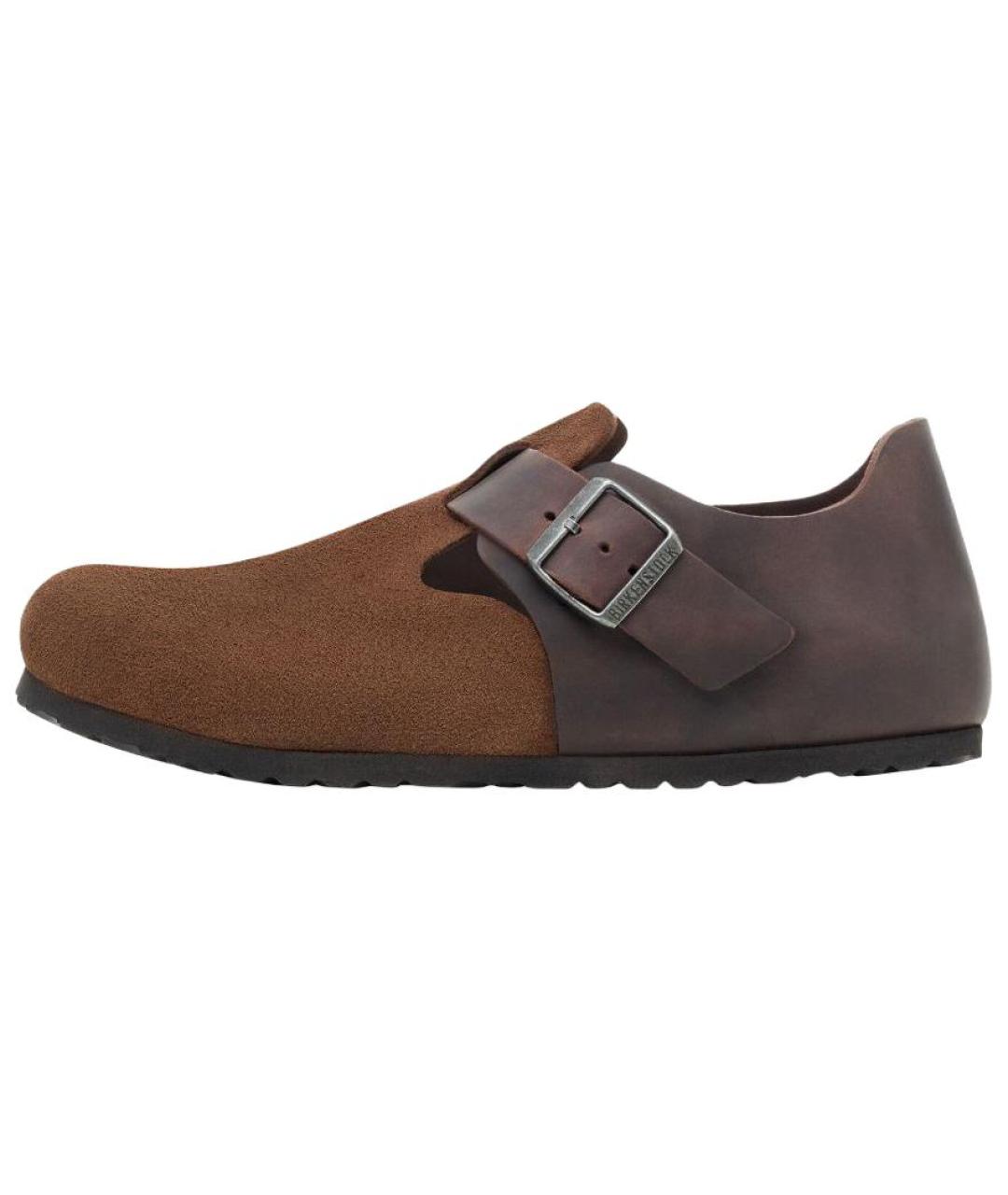 BIRKENSTOCK Коричневые замшевые ботинки, фото 6