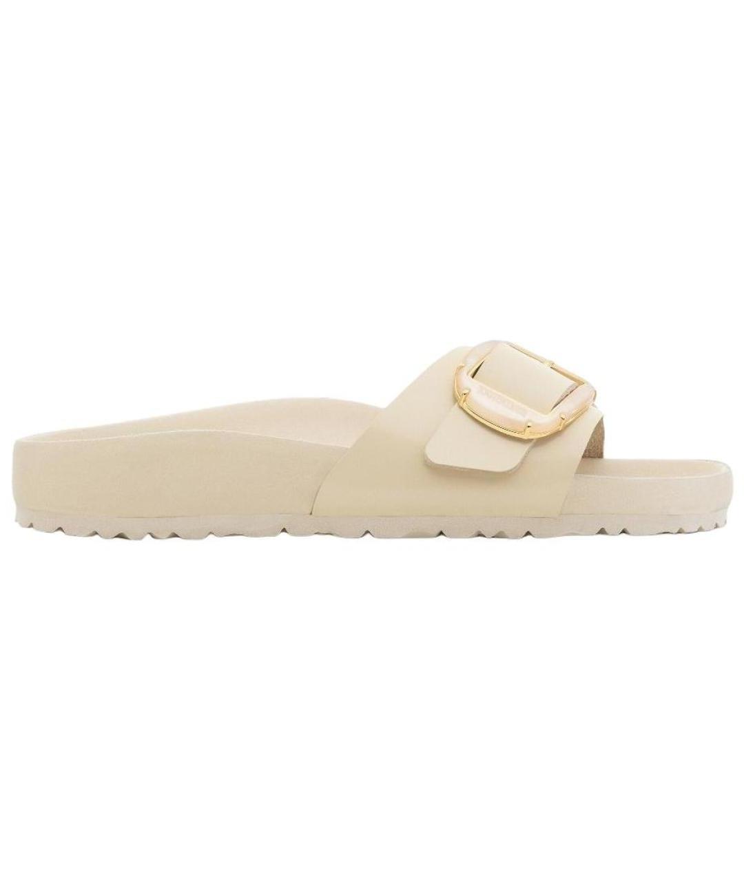 BIRKENSTOCK Бежевые шлепанцы, фото 1