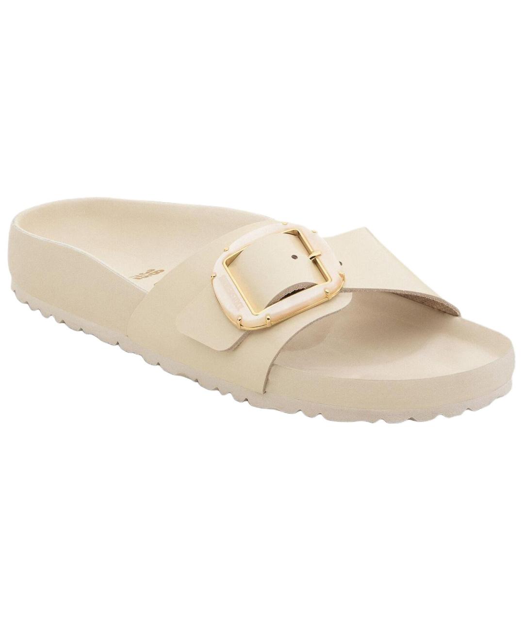BIRKENSTOCK Бежевые шлепанцы, фото 2