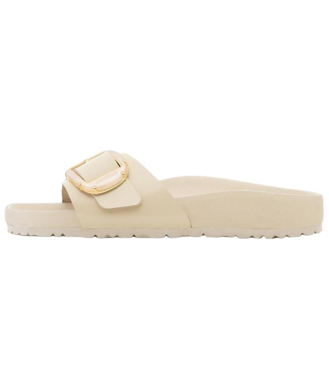 BIRKENSTOCK Бежевые шлепанцы, фото 6