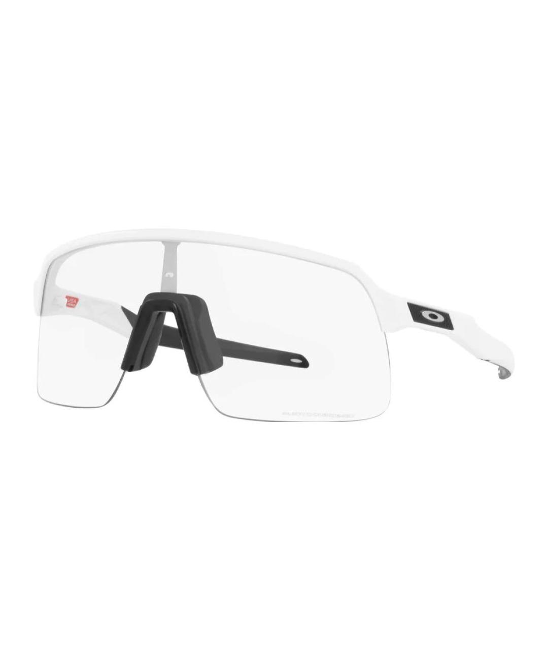 OAKLEY Белые пластиковые солнцезащитные очки, фото 6