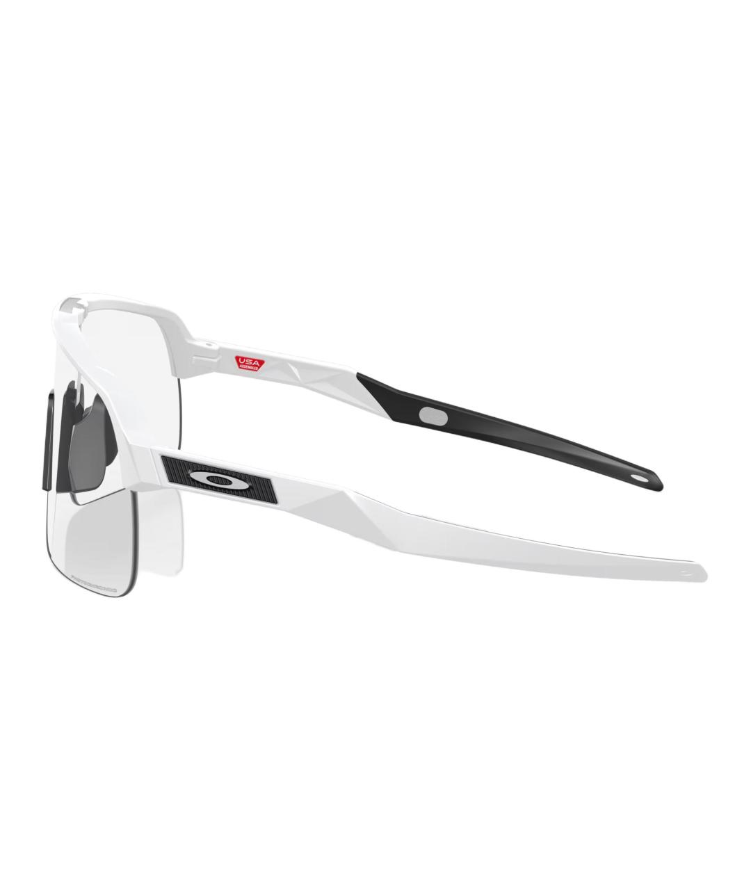 OAKLEY Белые пластиковые солнцезащитные очки, фото 3