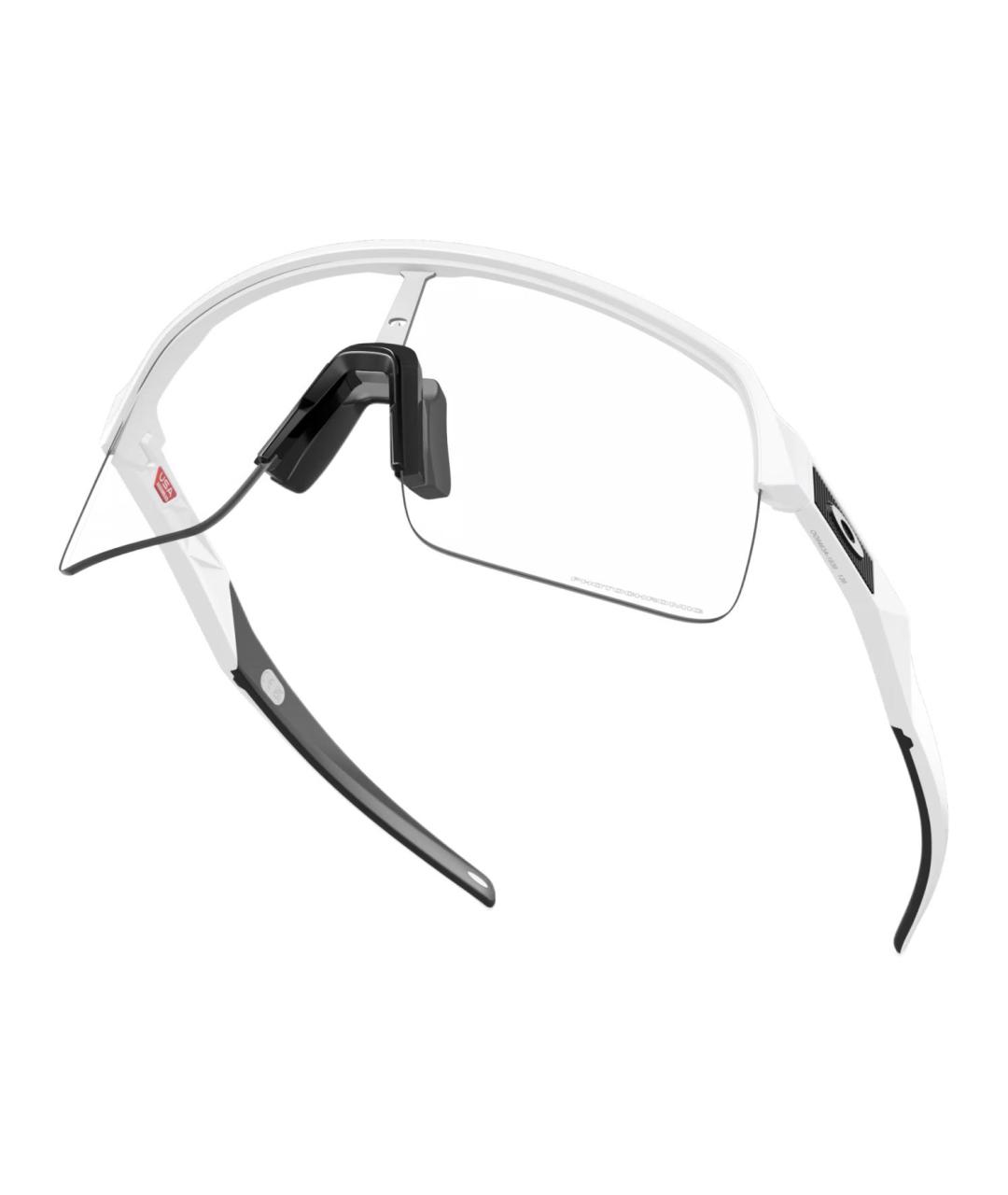 OAKLEY Белые пластиковые солнцезащитные очки, фото 4