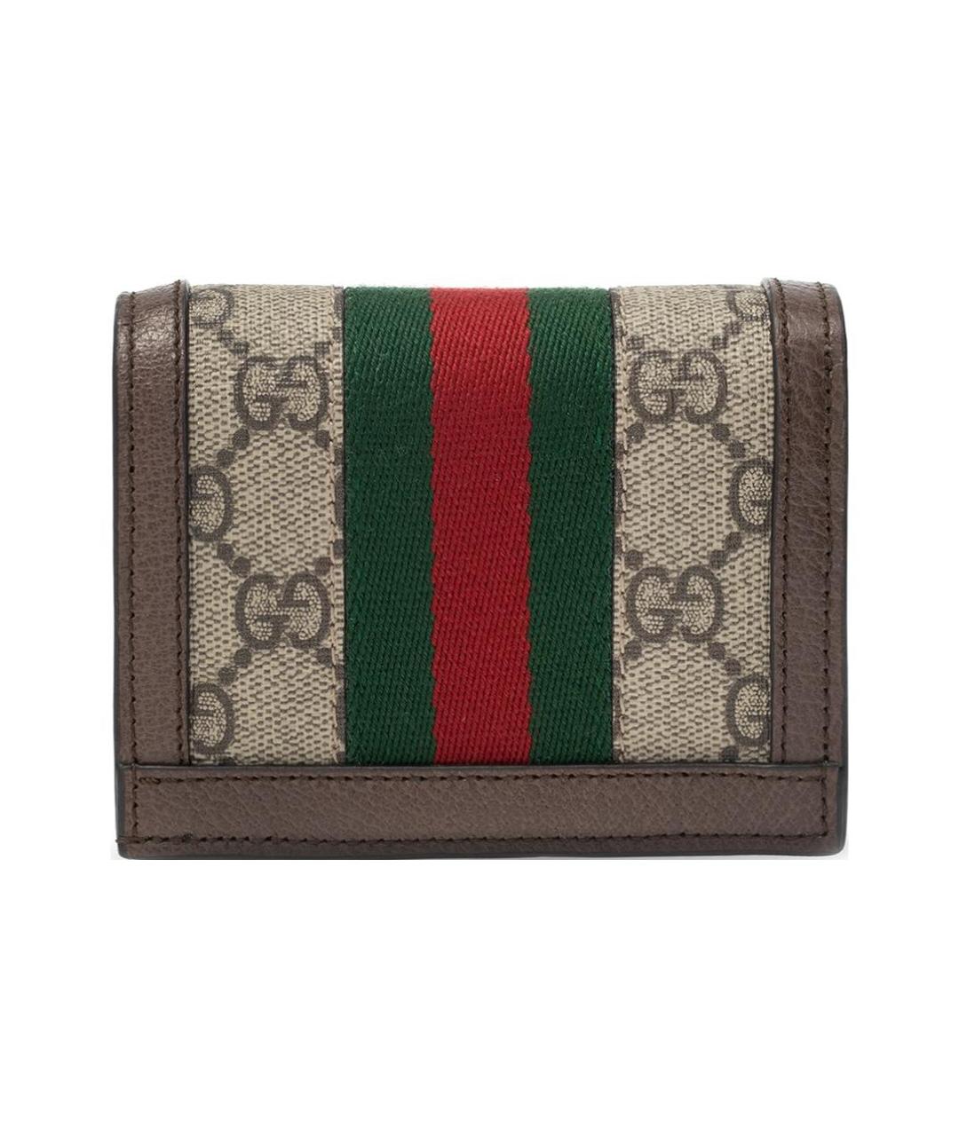 GUCCI Коричневая сумка через плечо из канвы, фото 4