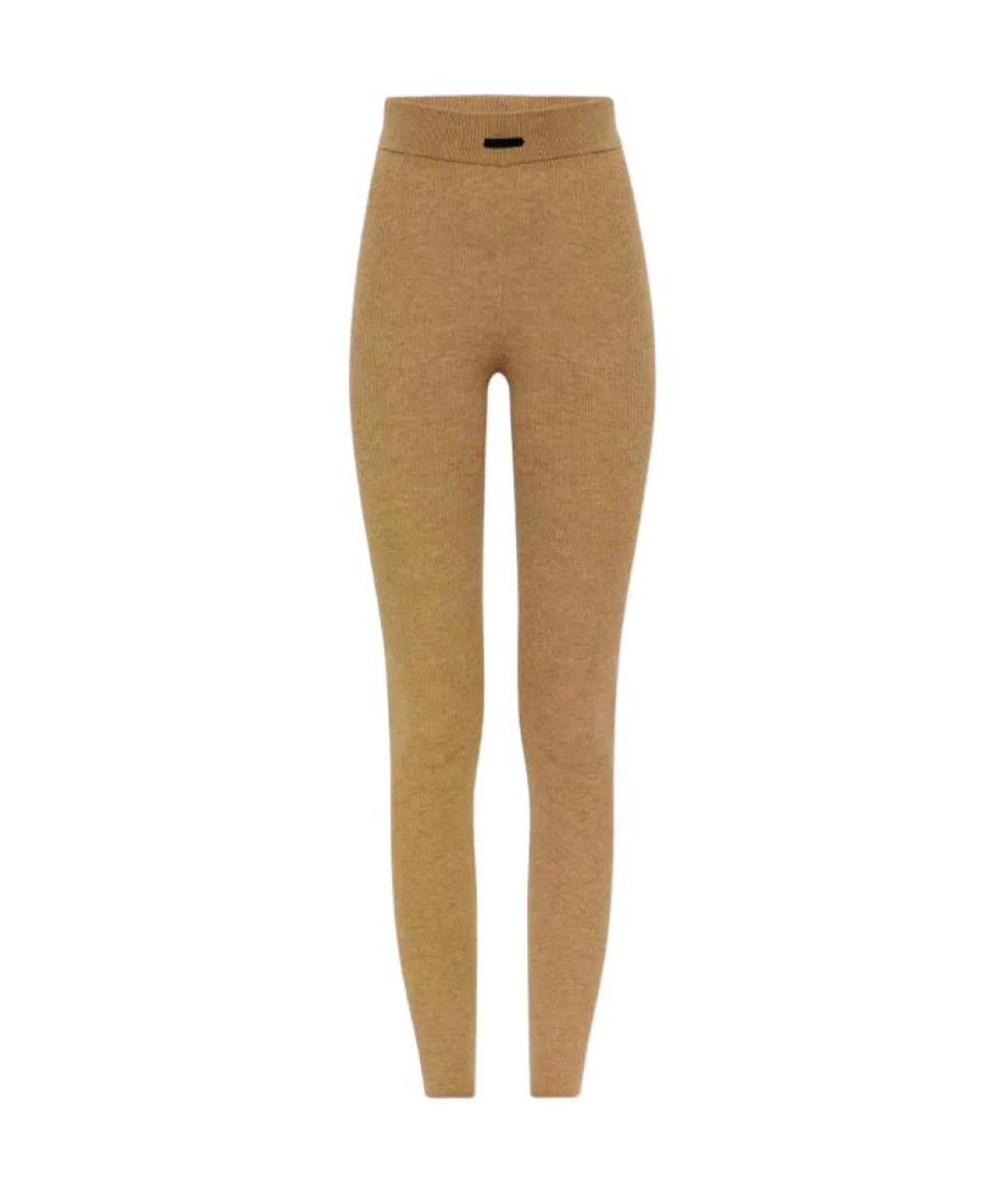 FEAR OF GOD ESSENTIALS Горчичные прямые брюки, фото 1