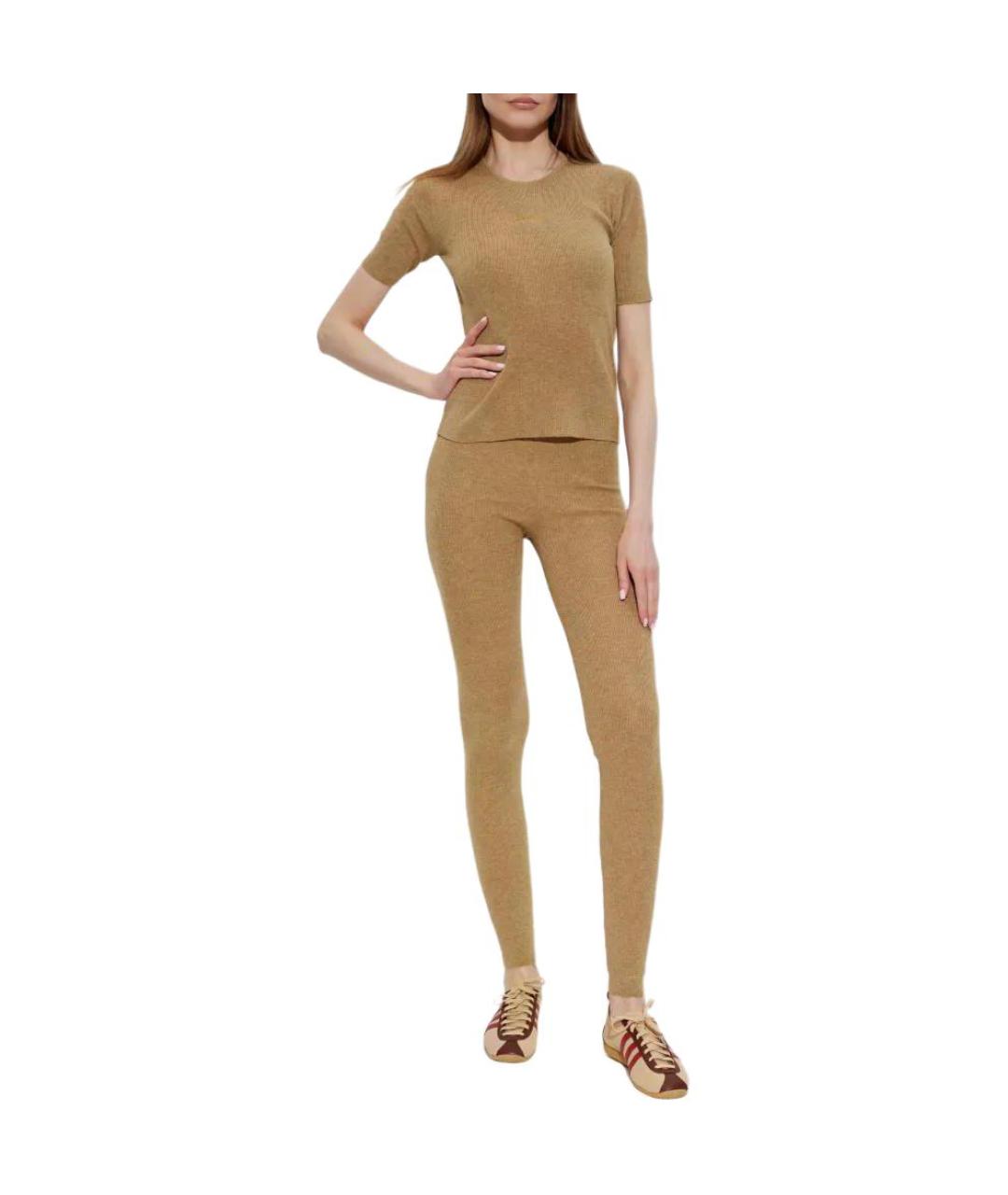 FEAR OF GOD ESSENTIALS Горчичные прямые брюки, фото 3