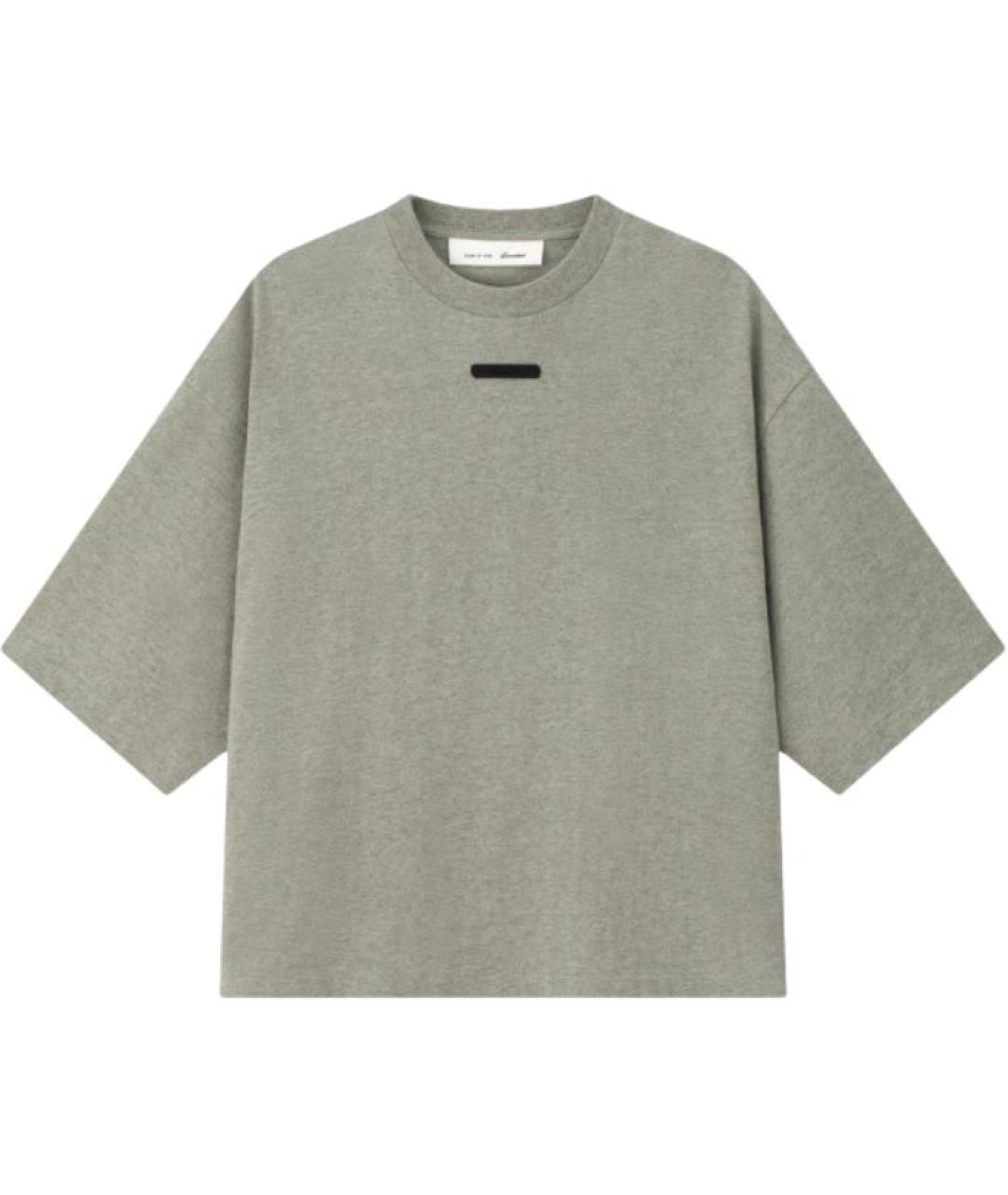 FEAR OF GOD ESSENTIALS Серая футболка, фото 1