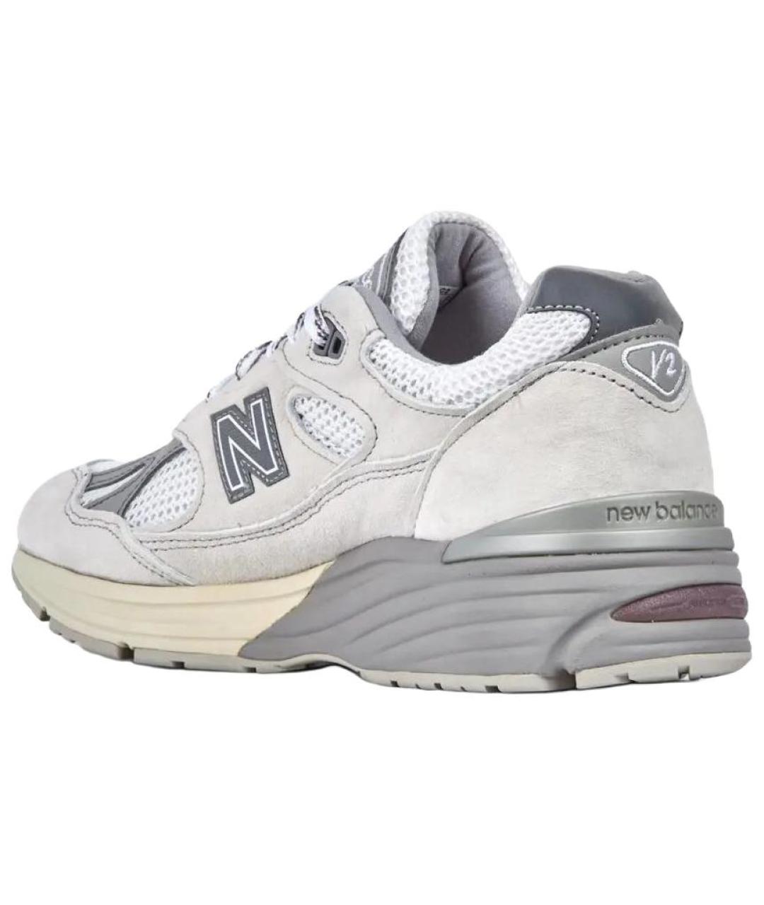 NEW BALANCE Белые кожаные кроссовки, фото 4