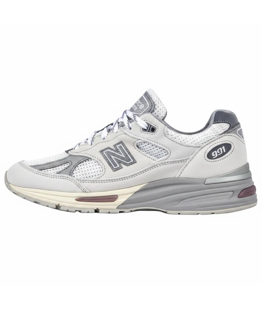 NEW BALANCE Белые кожаные кроссовки, фото 2
