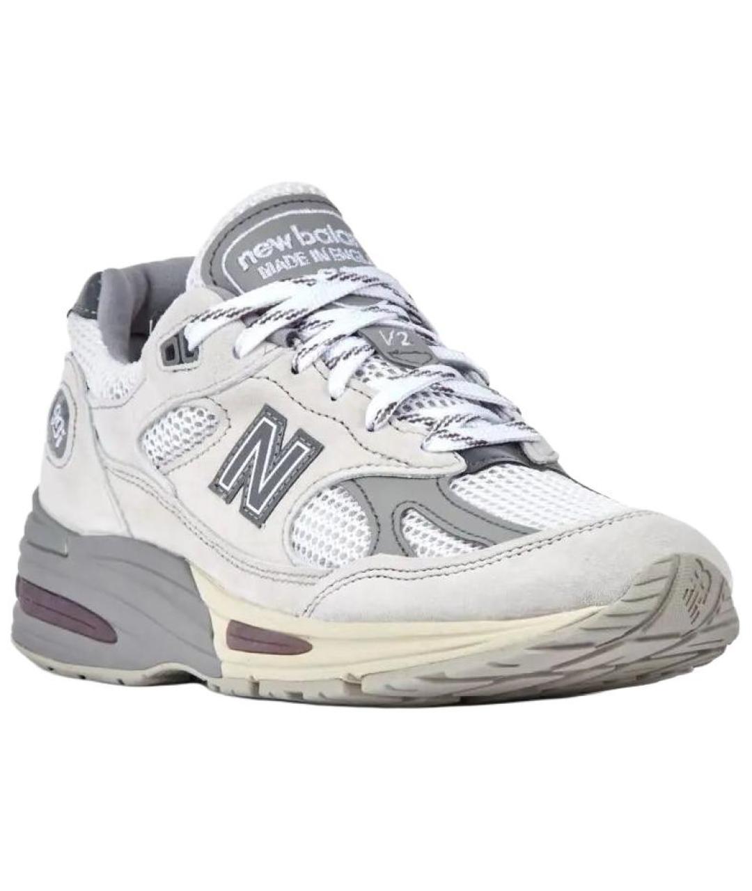 NEW BALANCE Белые кожаные кроссовки, фото 3